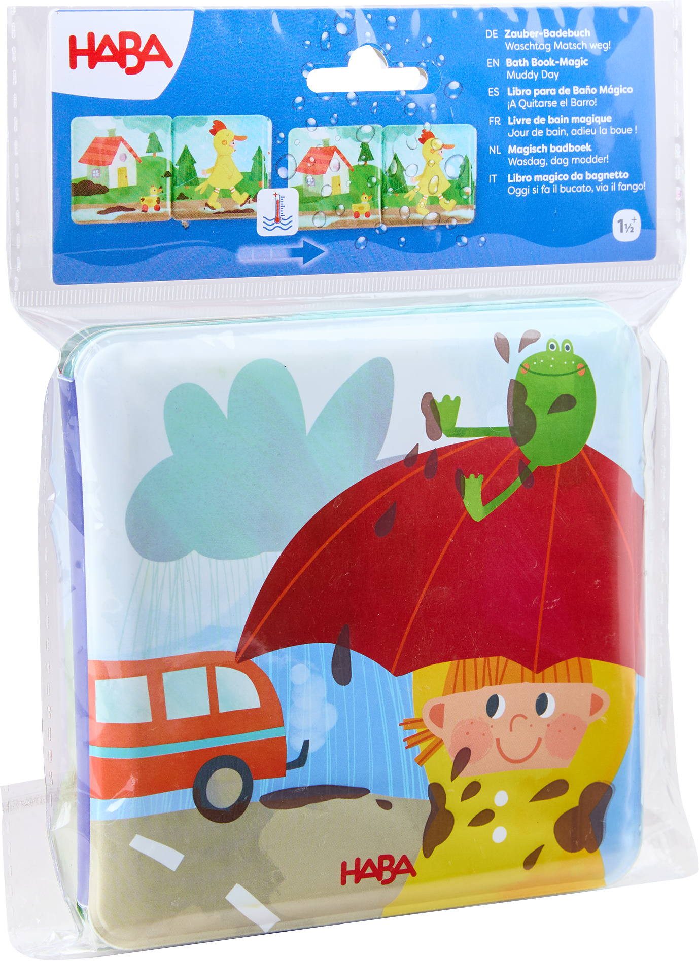 Haba Greifling Babywelt Babyspielbuch Zauber Badebuch Waschtag Matsch 2012343001