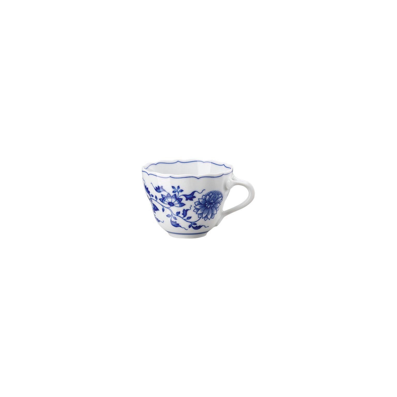 Hutschenreuther Tasse Hutschenreuther Blau Zwiebelmuster Kaffeetasse, Porzellan