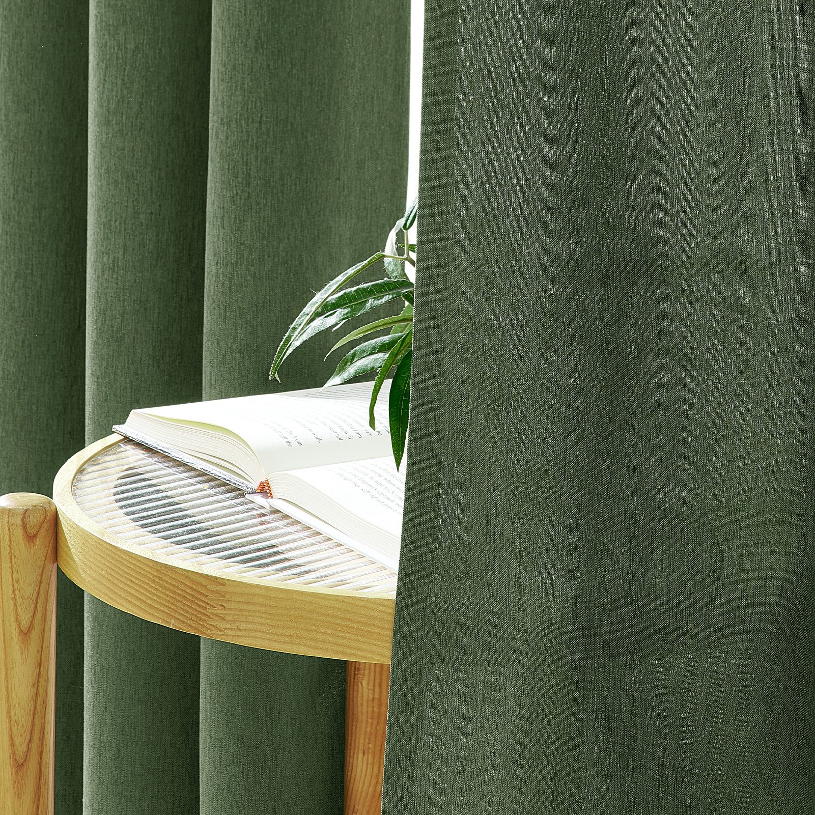 Topfinel Vorhang Vorhang Wohnzimmer Leinenoptik Licht Filtern mit Ösen Halb günstig online kaufen