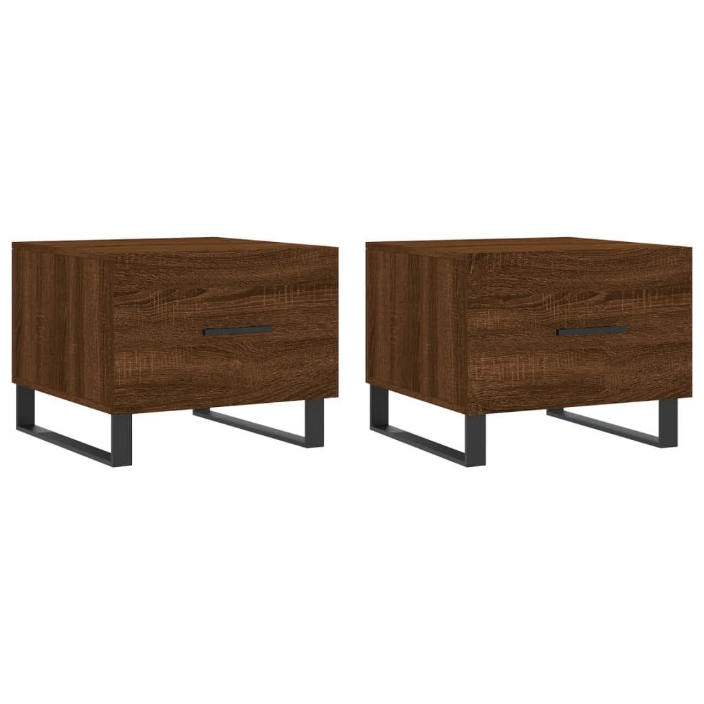vidaXL Couchtisch Couchtische 2 Stk. Braun günstig online kaufen