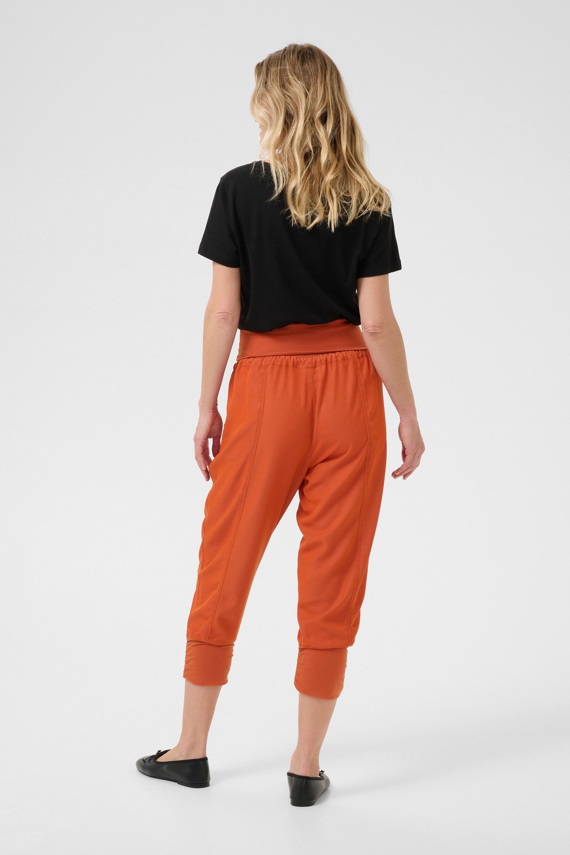 Cream Stoffhose Casual Hose CRLinee