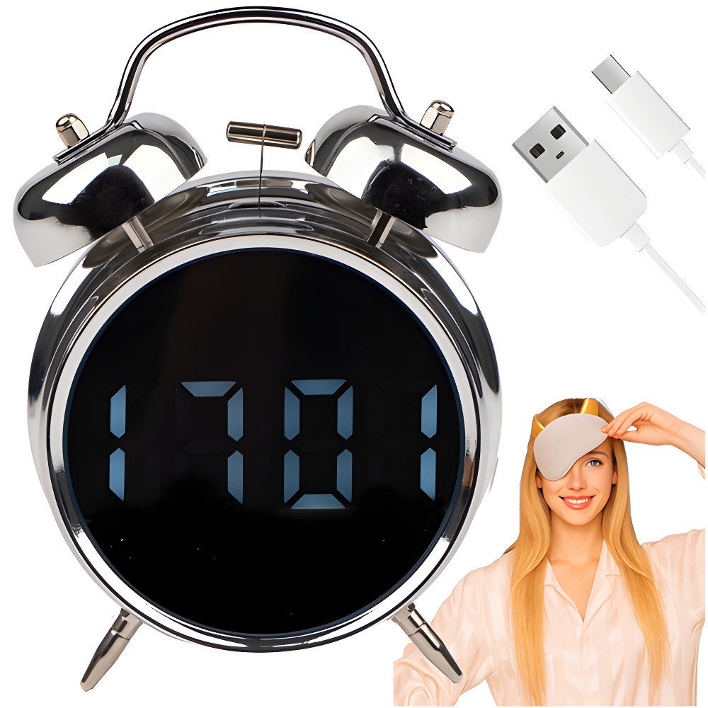IZOXIS Wecker Digitaler Wecker aufladbar lautes günstig online kaufen