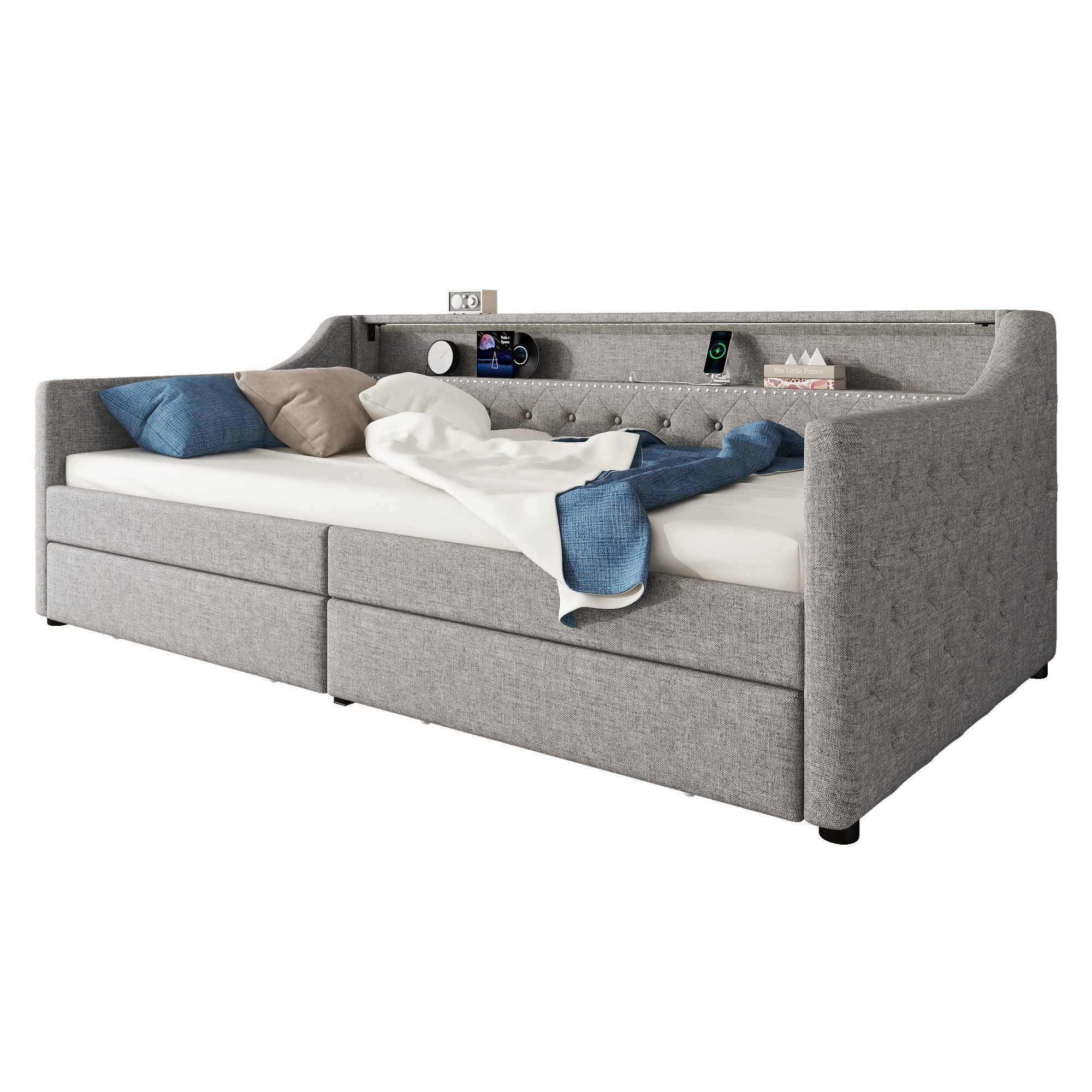 HAUSS SPOLE Schlafsofa 90x200cm mit zwei günstig online kaufen
