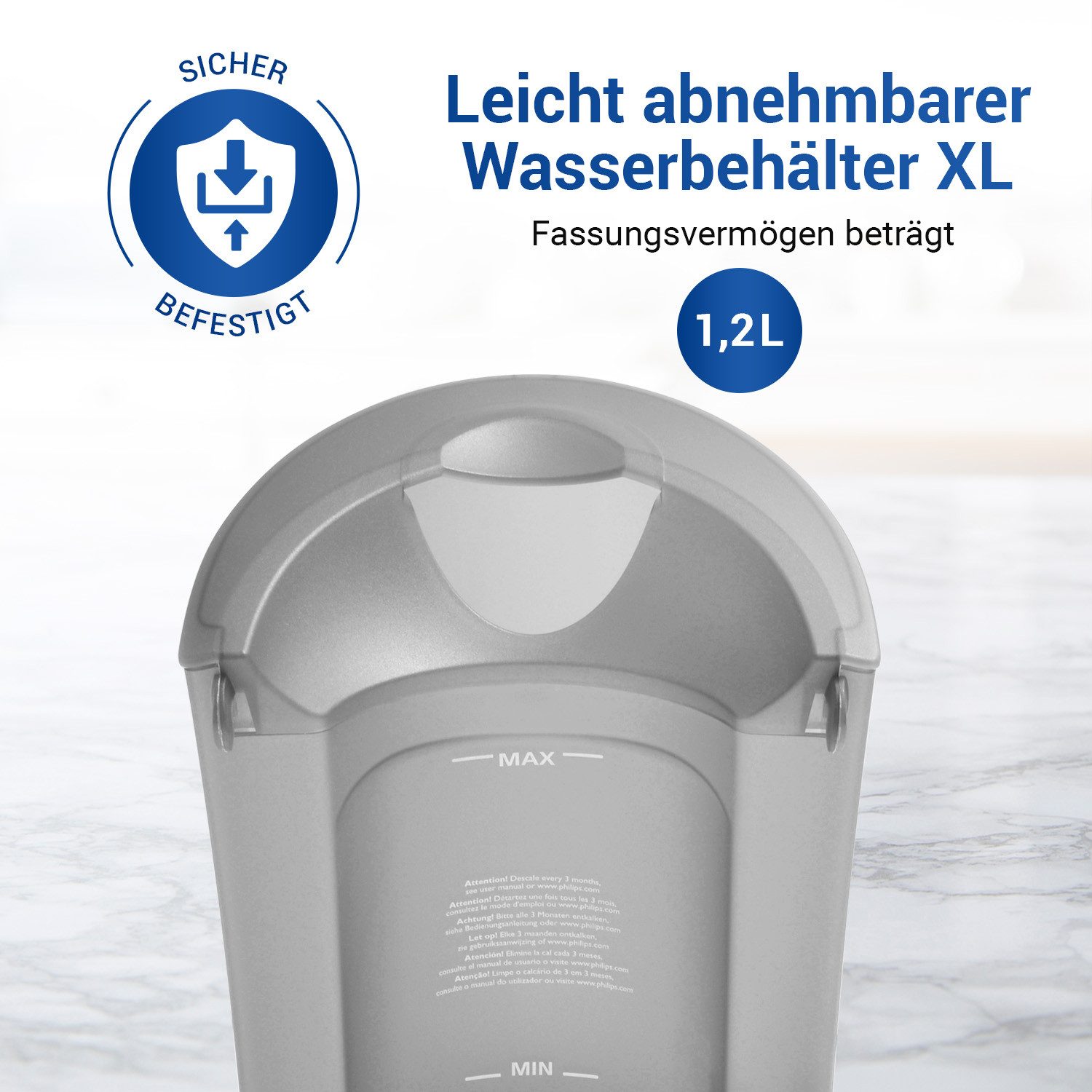 Philips Wassertank Wasserbehälter 422225965551, für Senseo Kaffeemaschine