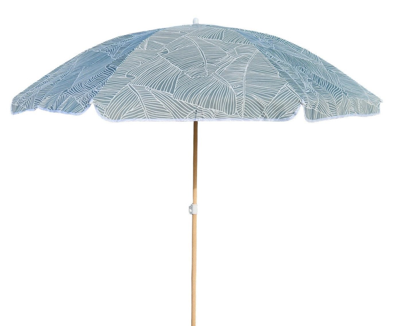 Meinposten Sonnenschirm Strandschirm Balkonschirm grün creme günstig online kaufen