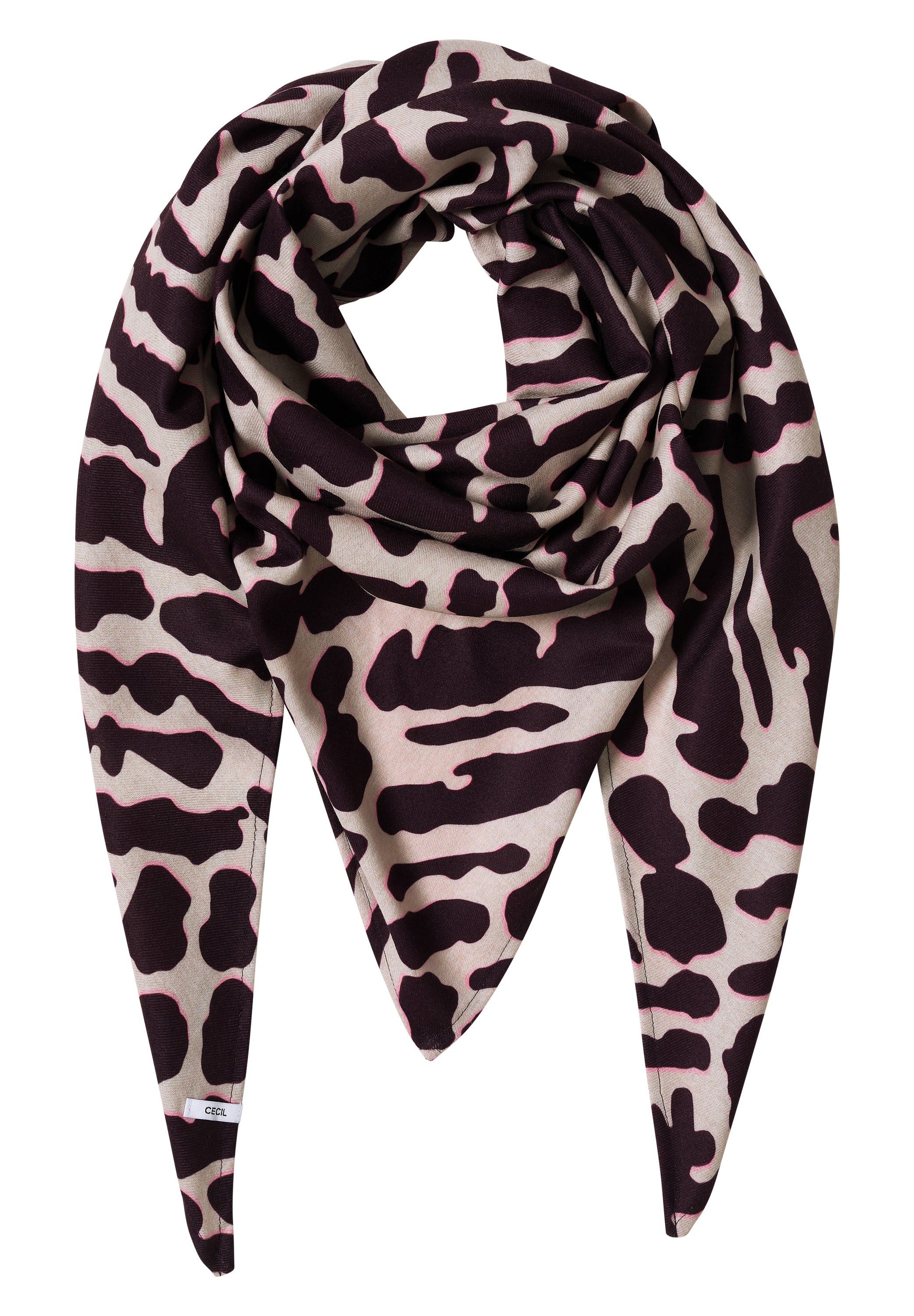 CECIL Dreieckstuch Gemustertes Dreieckstuch, (1-St) günstig online kaufen