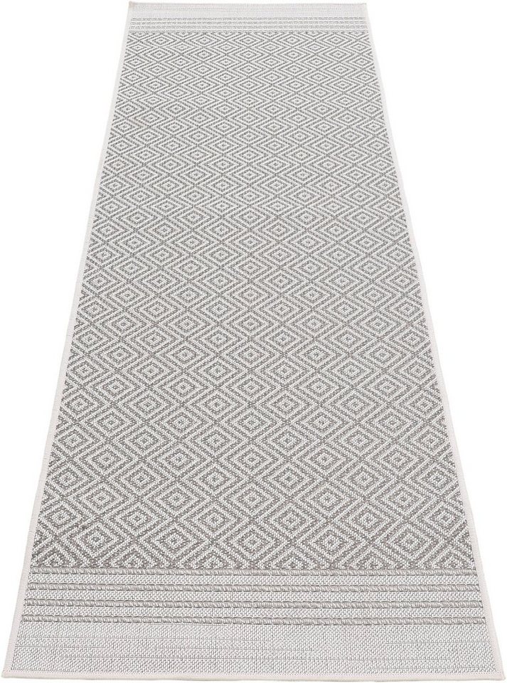 Läufer Boho 103, carpetfine, rechteckig, Höhe: 4 mm, robustes Flachgewebe, Sisal  Optik, UV-beständig, Außenbereich