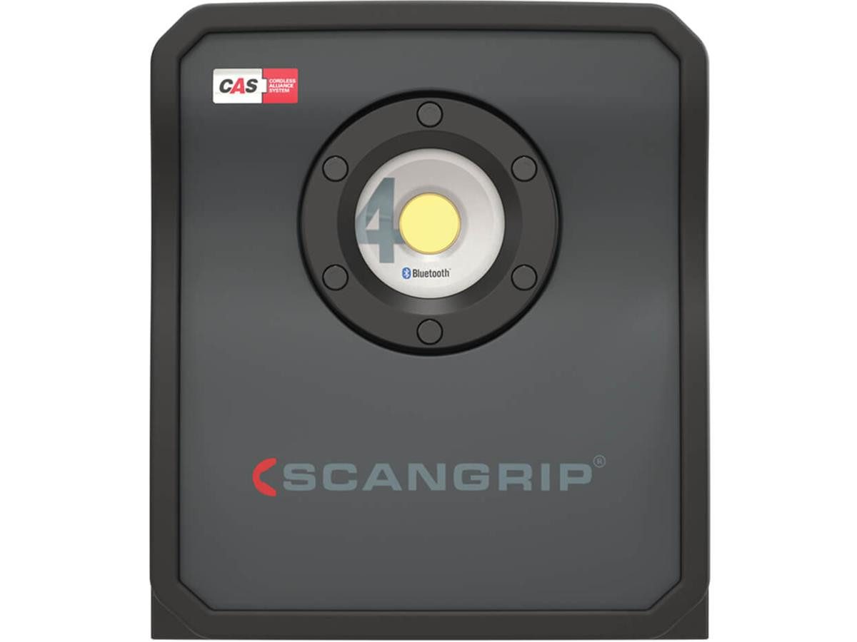 Scangrip Arbeitsleuchte NOVA 4 CAS - 30 W, LED, Tageslichtweiß, Kombatibel mit dem CAS Akku System