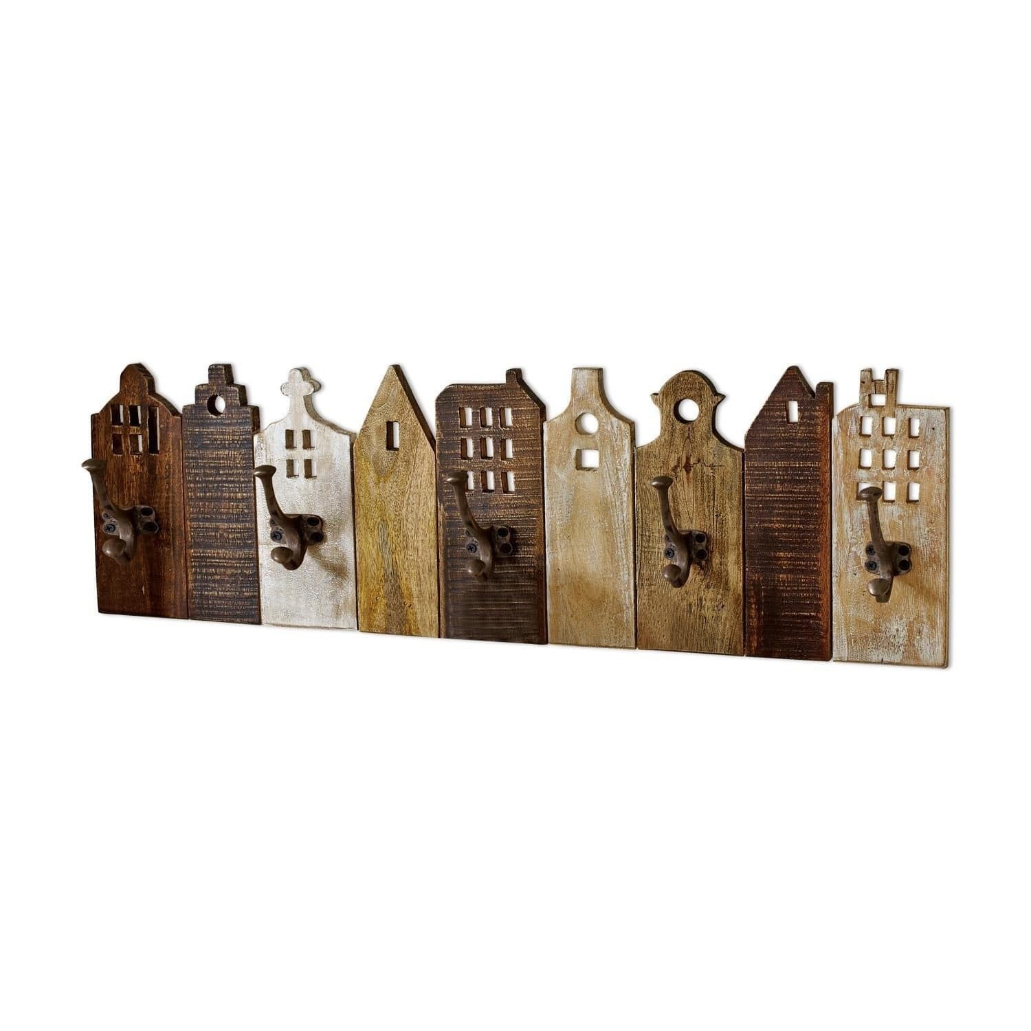 Mirabeau Dekohaken Hakenboard Pettis braun, Garderobe