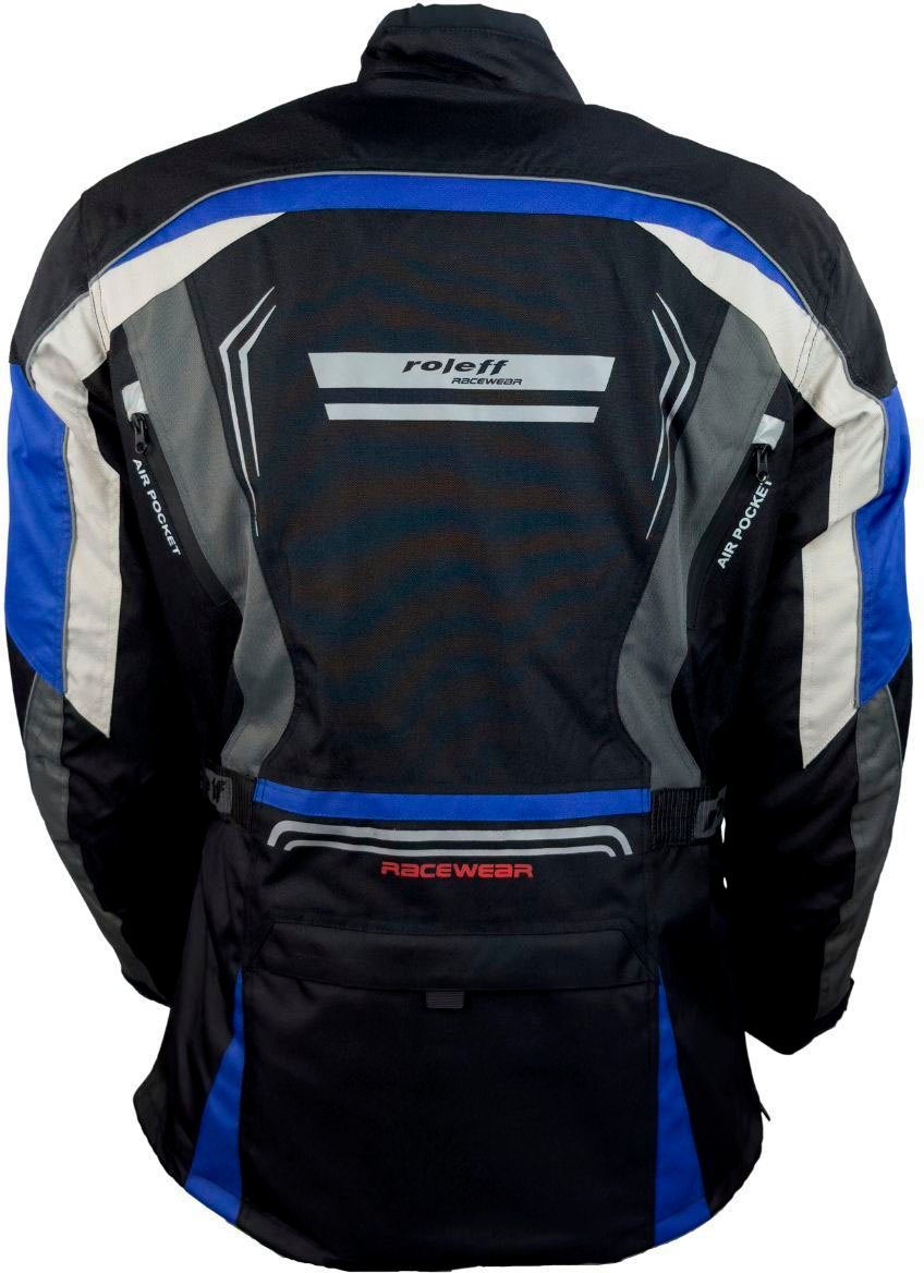 roleff Motorradjacke Turin mit Sicherheitsstreifen
