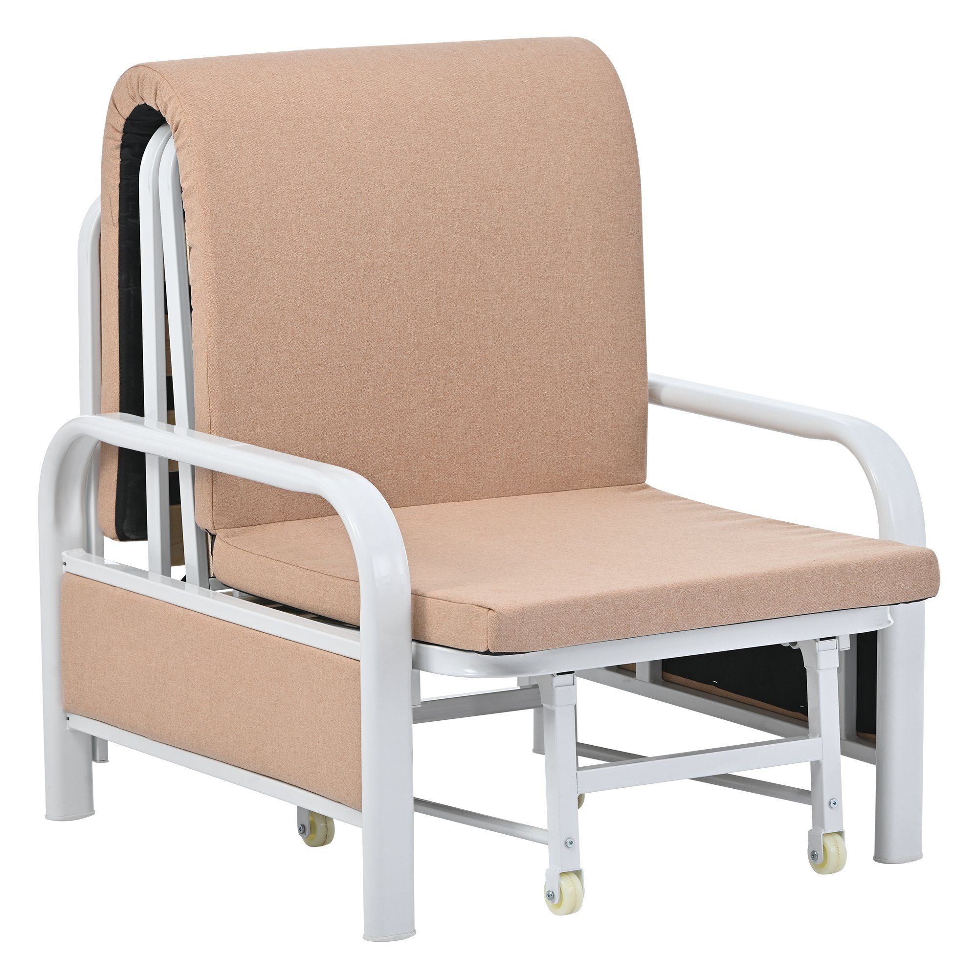 Relaxsessel (2-in-1 Schlafsessel Schlafsofa), Loungesessel mit Schlaffunktion, belastbar bis 150kg, verstellbar