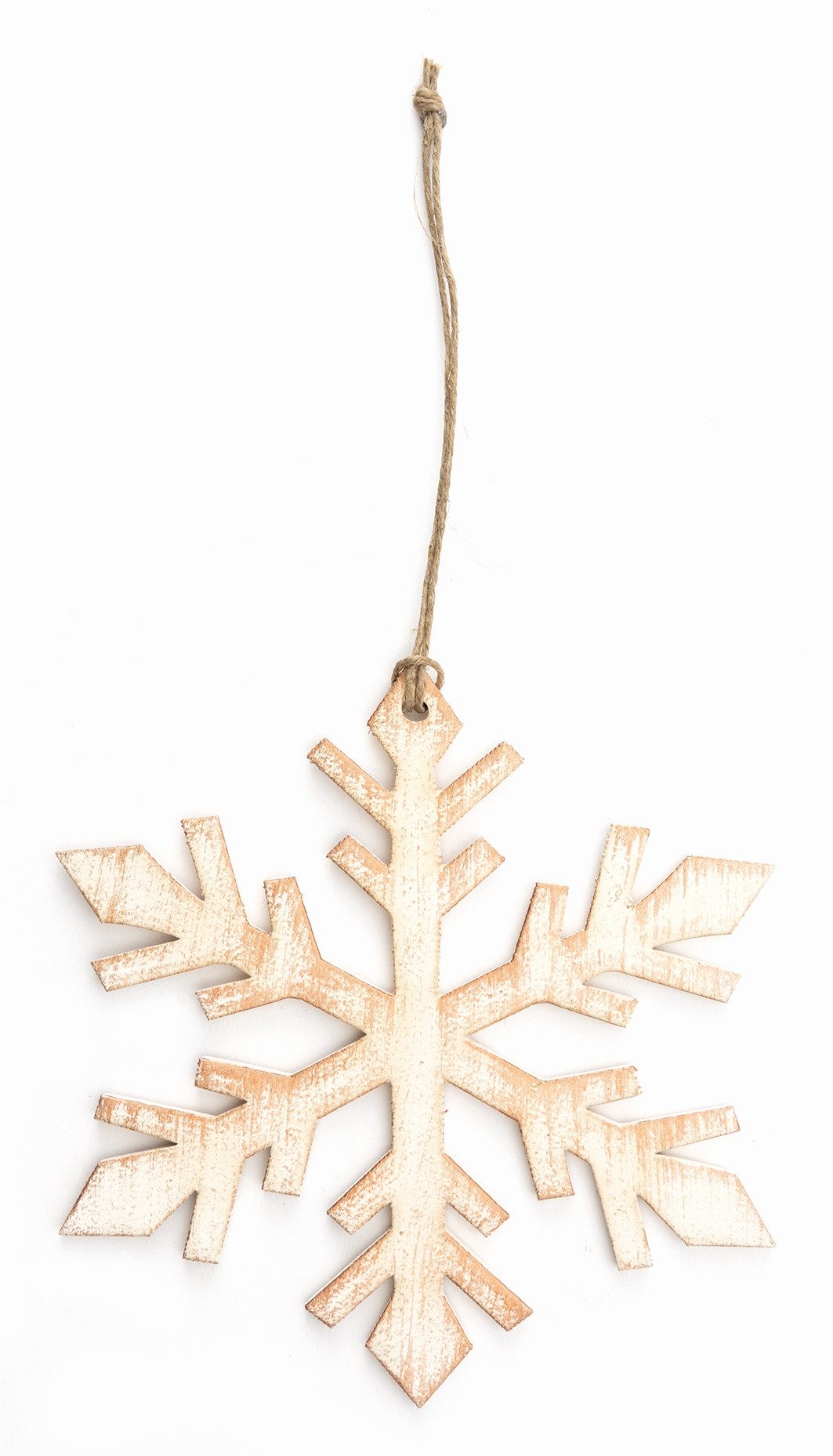 El Puente Hängedekoration Hängedeko "Schneeflocke", Handmade, Handmade