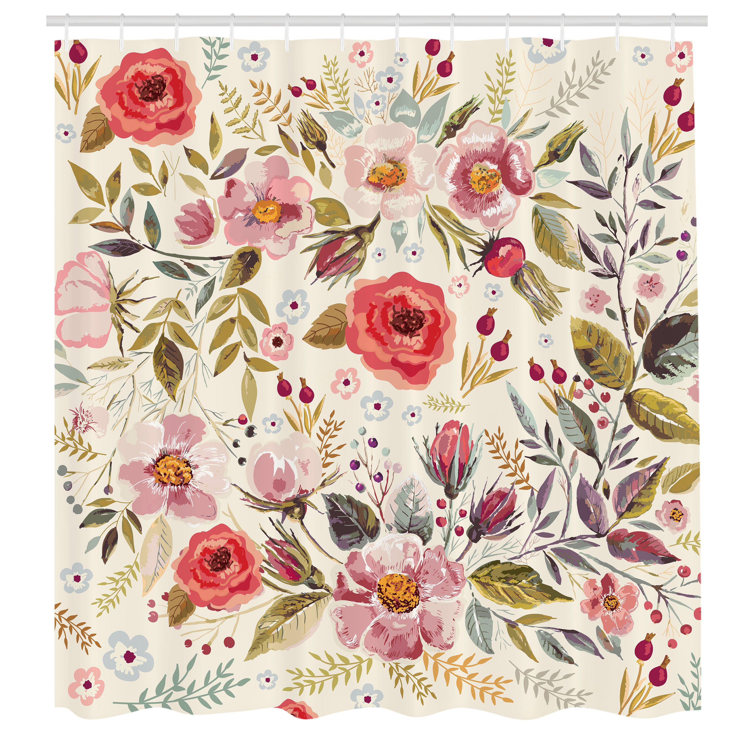 Abakuhaus Duschvorhang Moderner Digitaldruck mit 12 Haken auf Stoff Wasser günstig online kaufen