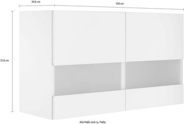 OPTIFIT Glashängeschrank Roth Breite 100 cm