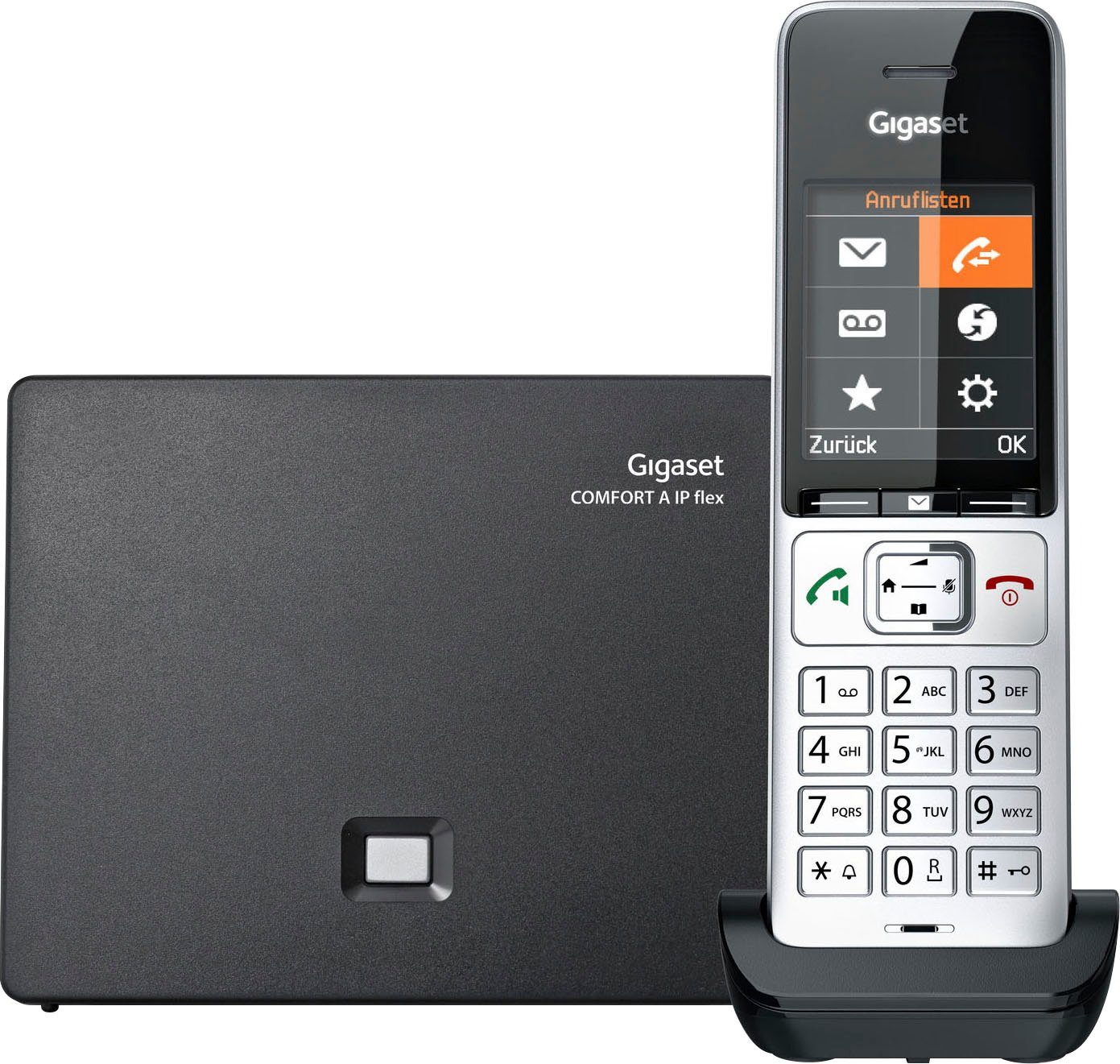 (Mobilteile: COMFORT (Ethernet) 1, IP DECT-Telefon flex 500A Schnurloses LAN Gigaset