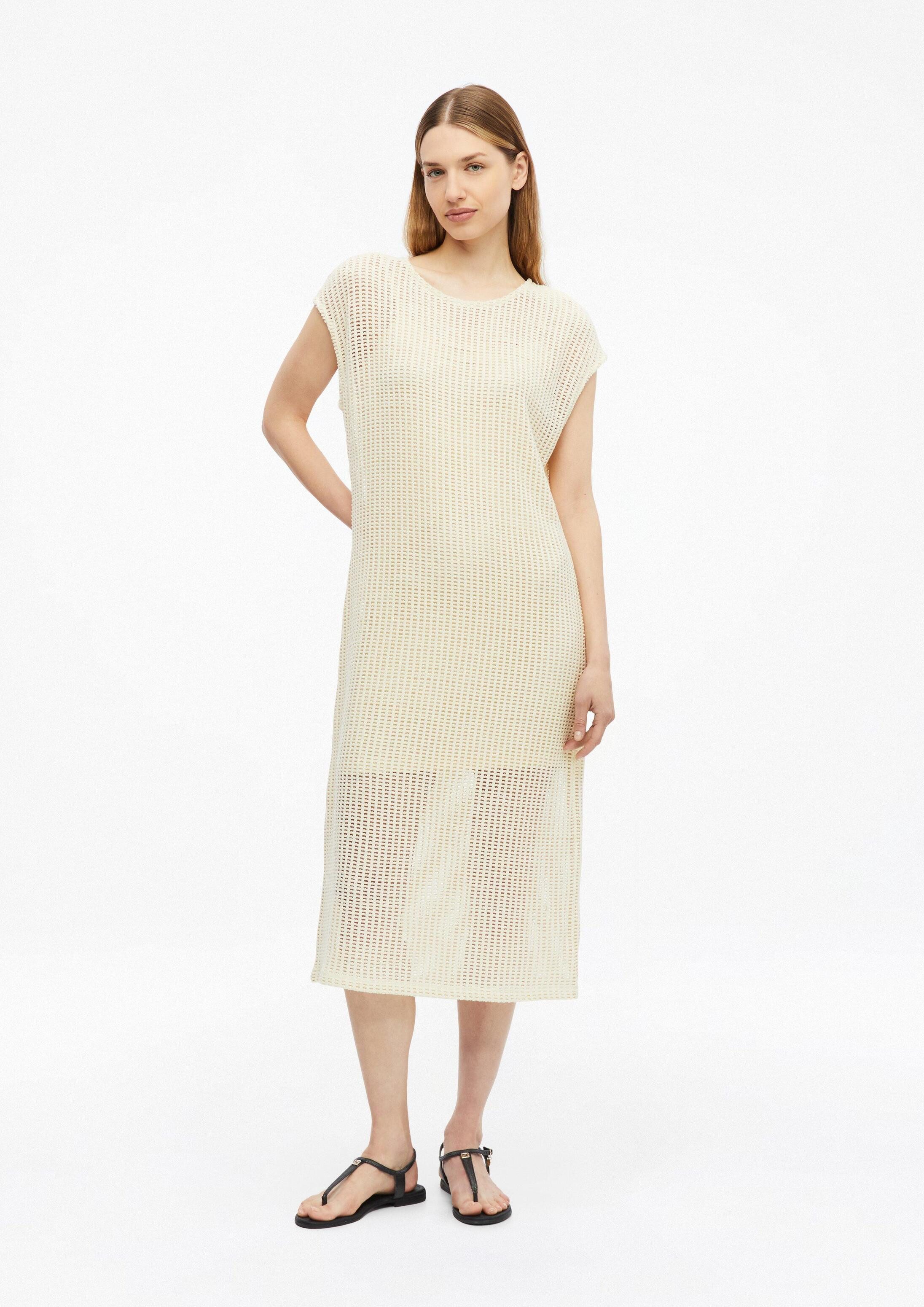 s.Oliver Midikleid Kleid Midikleid aus Häkelspitze mit Unterkleid