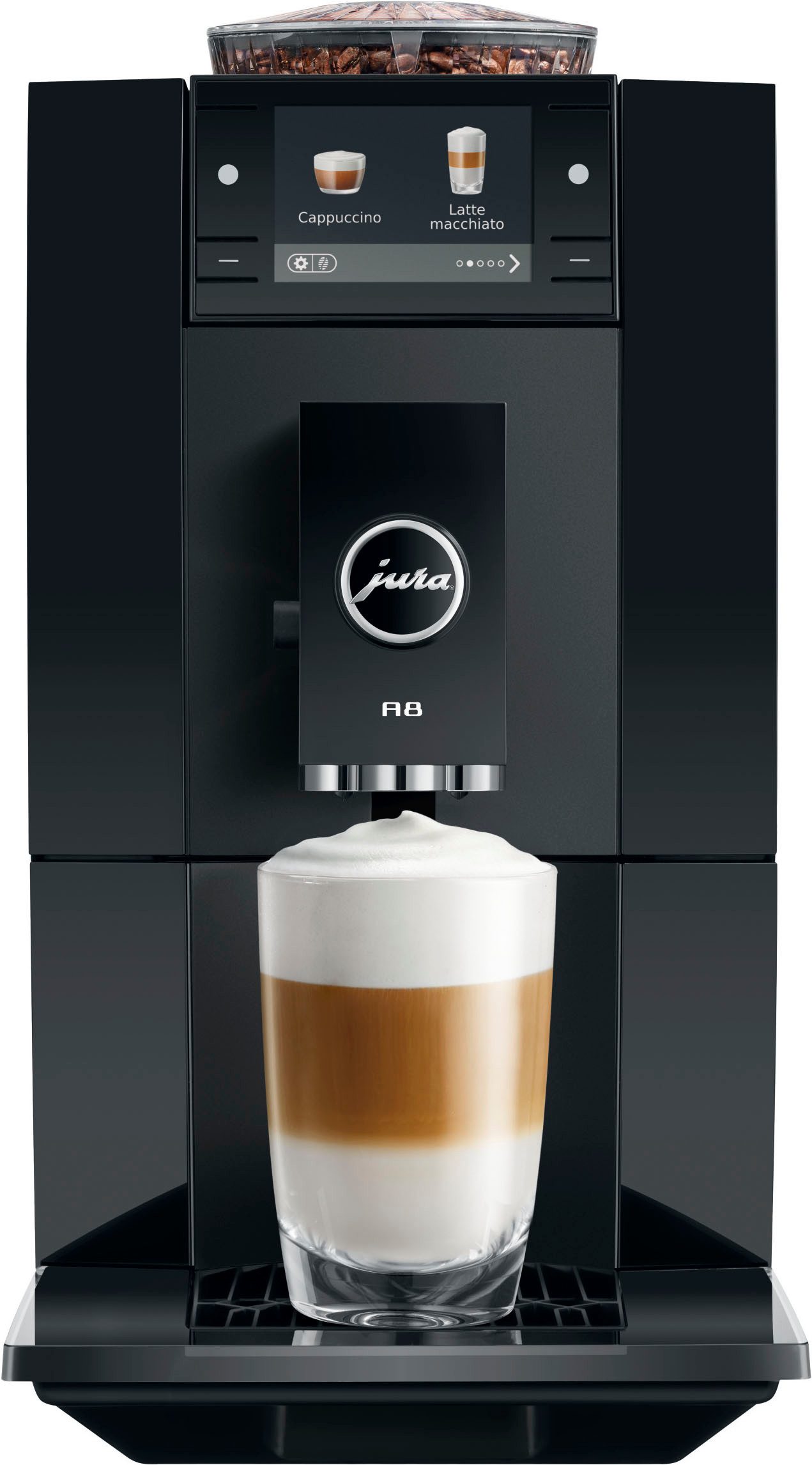 JURA Kaffeevollautomat A8 Piano Black (EA)