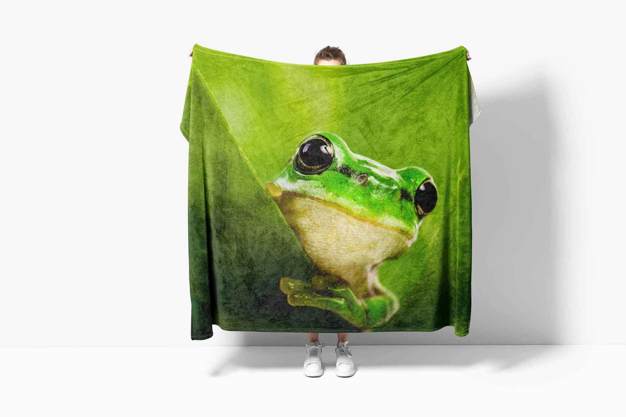 Sinus Art Handtücher Handtuch Strandhandtuch Saunatuch Kuscheldecke mit Tie günstig online kaufen