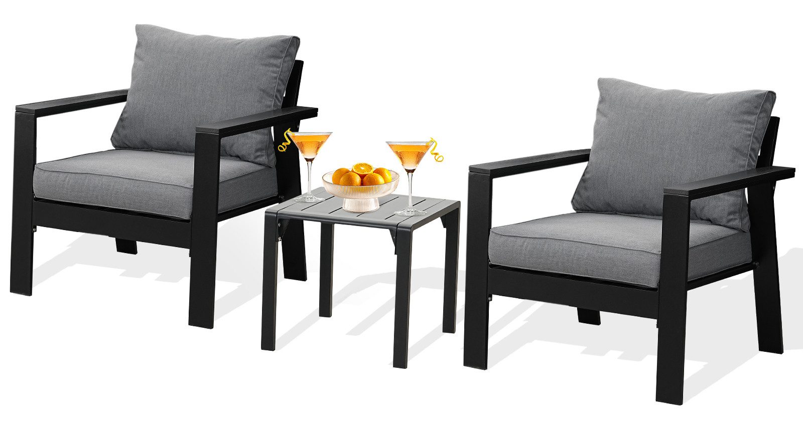 MeXo Gartenlounge-Set SGS zertifiziert, Gartenmöbel Set günstig online kaufen