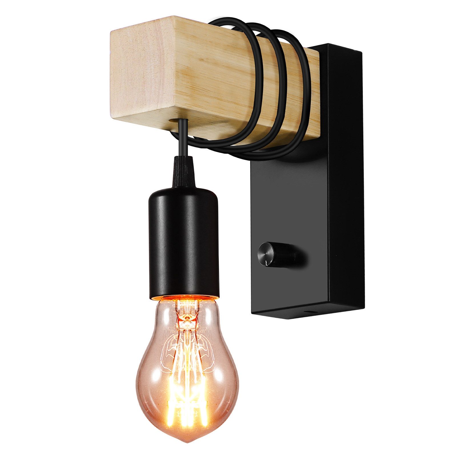 BlingBin Wandleuchte Innen Vintage Dimmbar Wandlampe günstig online kaufen