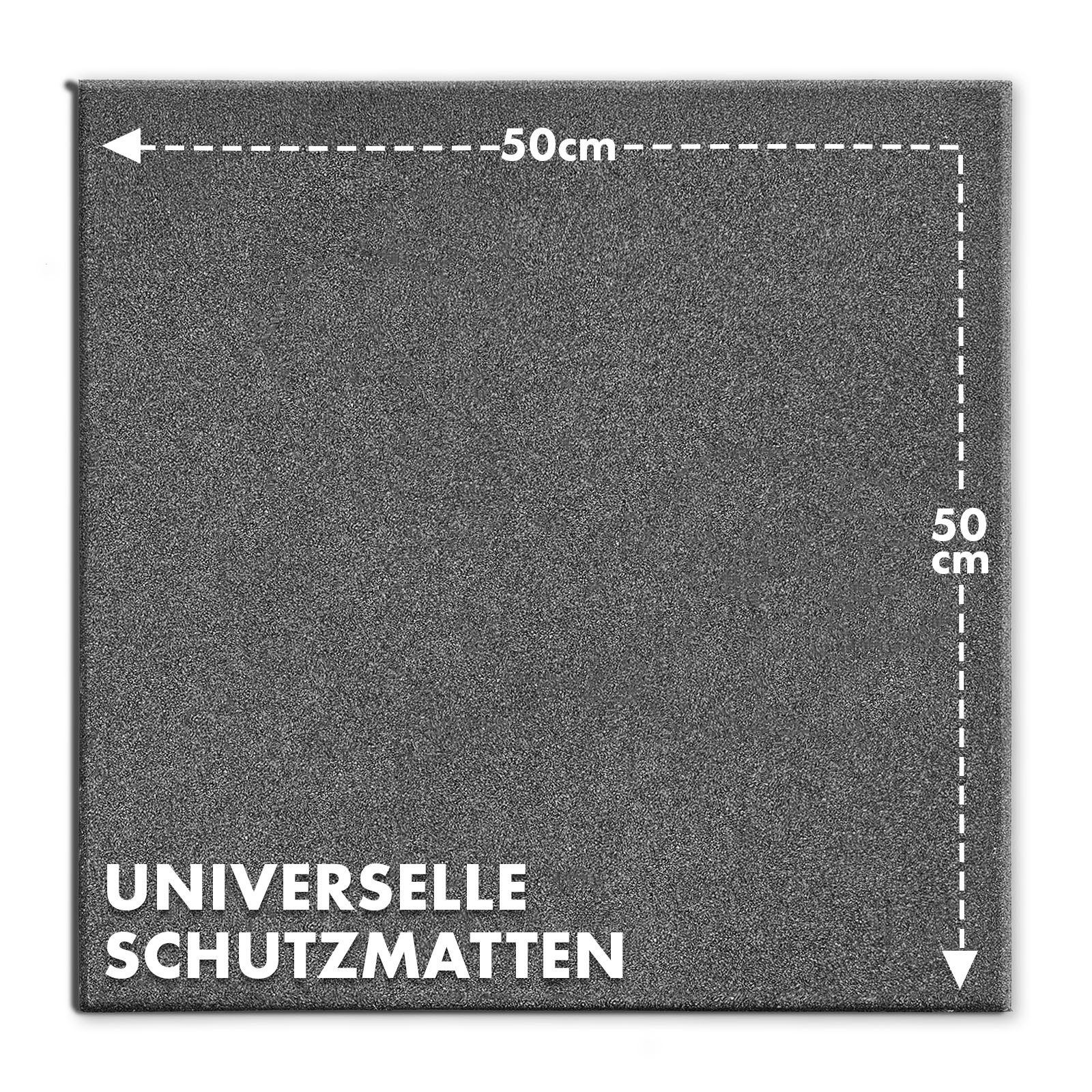 Kubus Gummimatte Fallschutzmatte Catch, Universelle & wetterfest Bodenschutzmatte, In vielen Farben, 50 x 50 cm