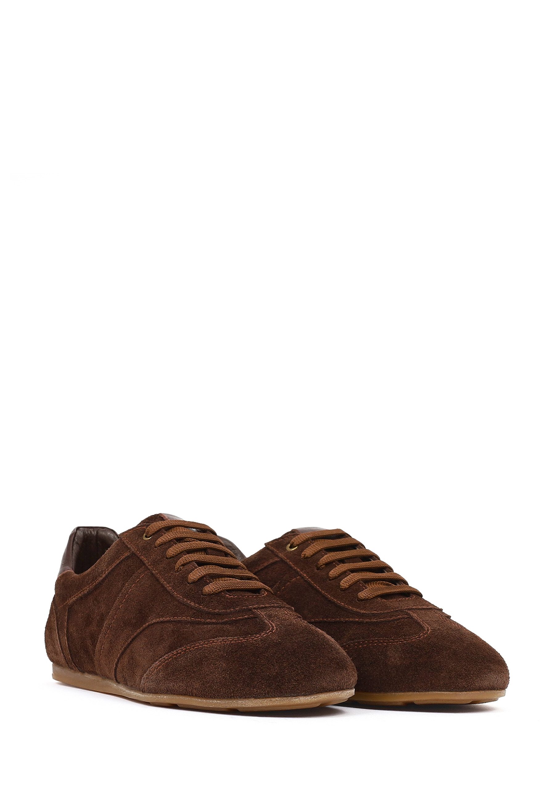 Derimod Sneaker aus Veloursleder Sneaker Echtes Wildleder, Lederfutter, TPU-Sohle, Schnürverschluss