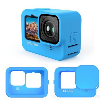 Telesin Kamerazubehör-Set Schutzhülle für GoPro Hero 12 11 10 9 mit Lanyard&Linsenabdeckung