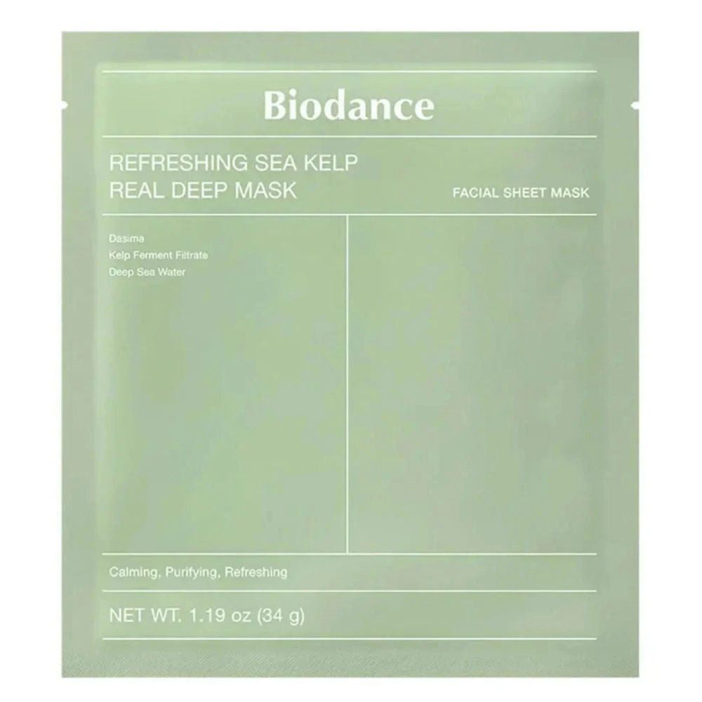 Biodance Gesichtsmaske Biodance, Refreshing Sea Kelp Real Deep Mask - 1 sheet