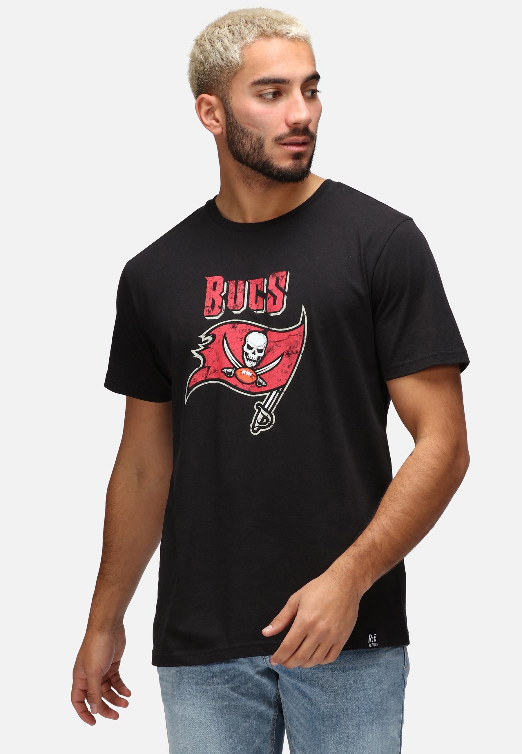 Recovered T-Shirt NFL BUCCS LOGO GOTS zertifizierte Bio-Baumwolle