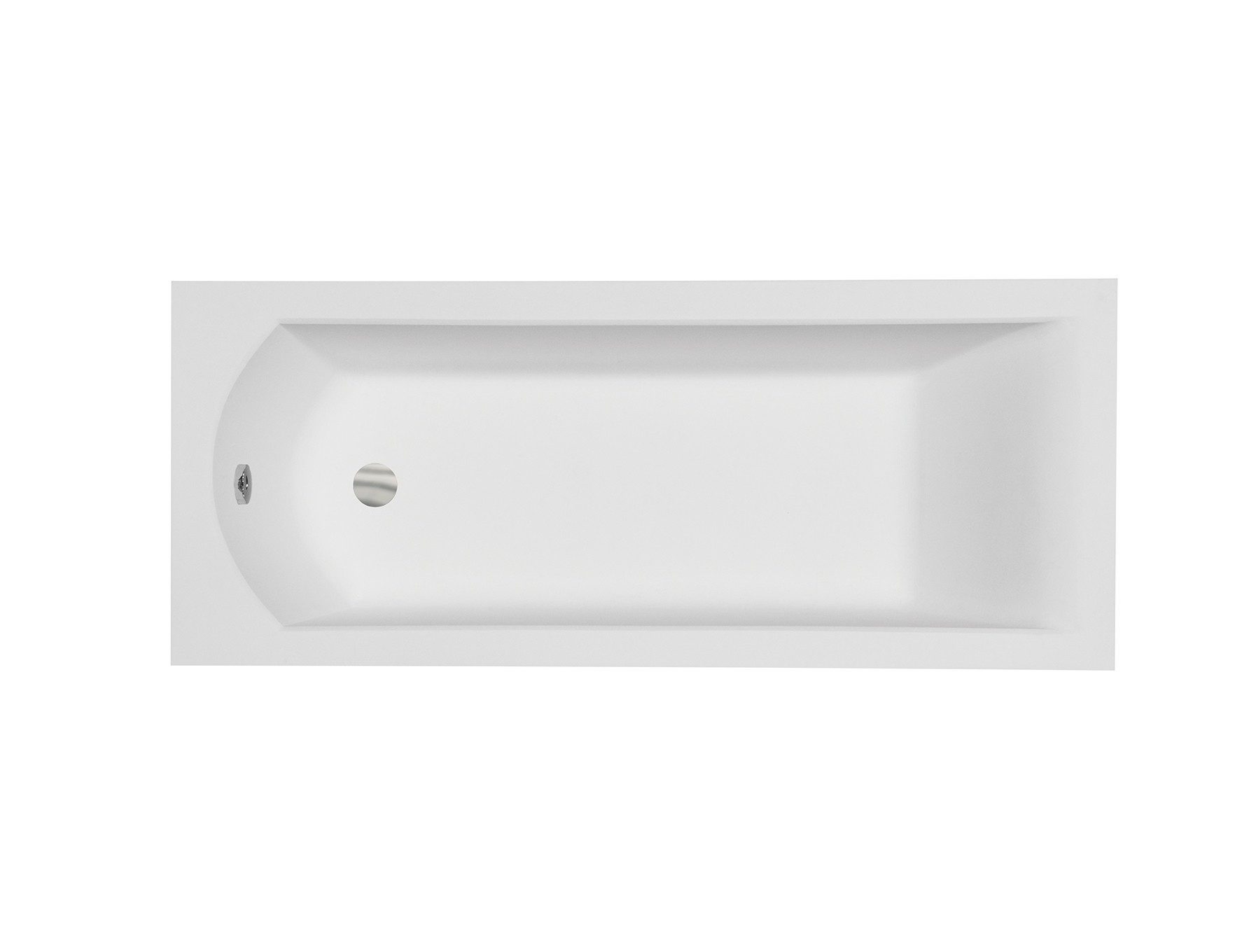 KOLMAN Badewanne Rechteck Shea 150x70, Ablaufgarnitur & Füße GRATIS
