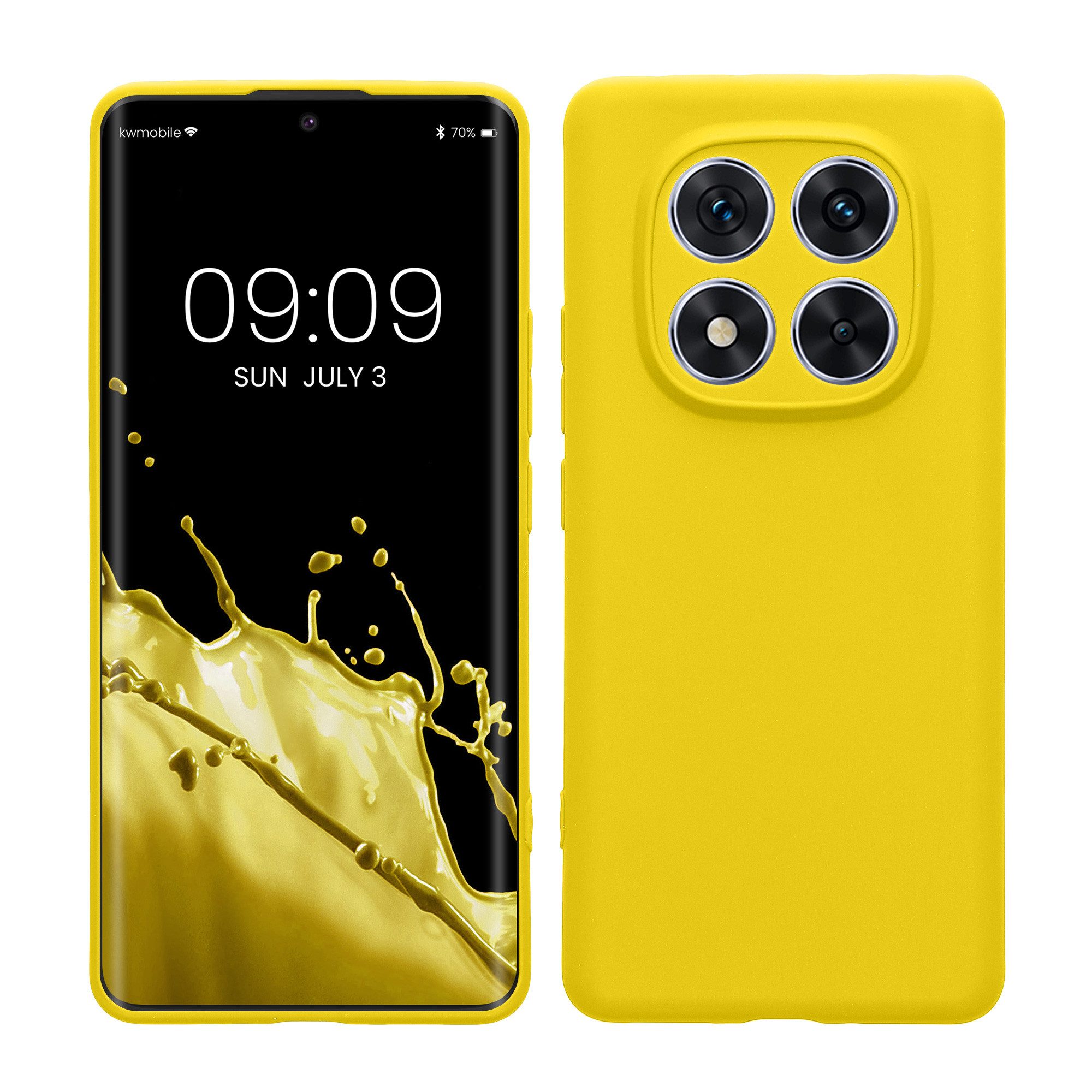 kwmobile Handyhülle Handyhülle für Xiaomi Redmi Note 14 Pro 5G / Poco X7 Hülle, Weiches Handy Silikon Case - Schutzhülle Cover