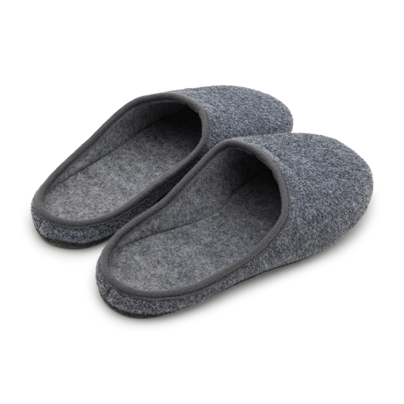 Pantoffelmann Filz Pantoffel Herren Damen Hauspantoffel Filzpantoffel Hausschuhe Pantoffel (1 Paar) Filzpantoffeln, Gästepantoffel besonders leicht