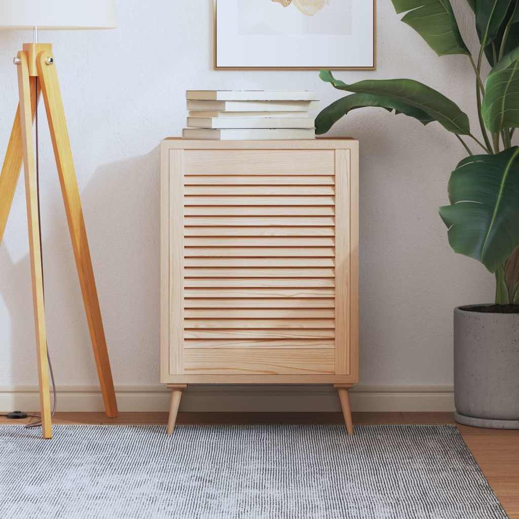 vidaXL Schranktür vidaXL Lamellierte Türen Natur 69 x 49,4 cm Massives Kiefernholz