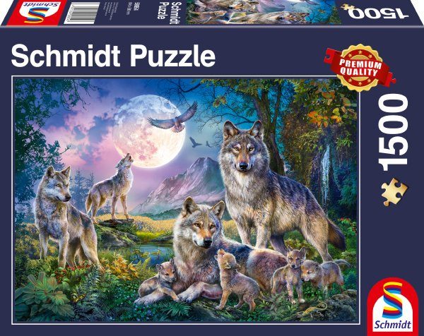 Schmidt Spiele Puzzle Wölfe, 1500 Puzzleteile, günstig online kaufen