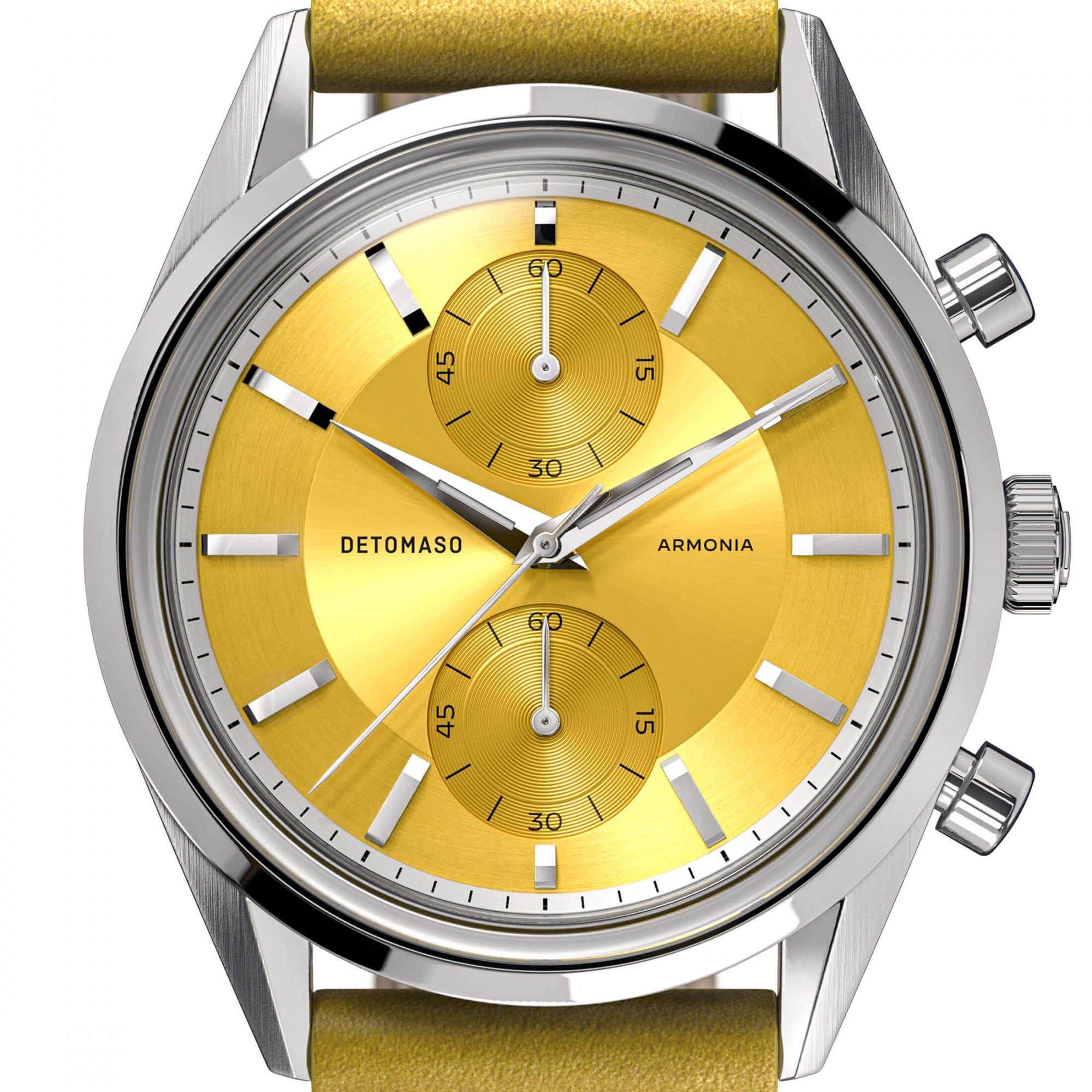 DETOMASO Quarzuhr ARMONIA YELLOW CHRONO