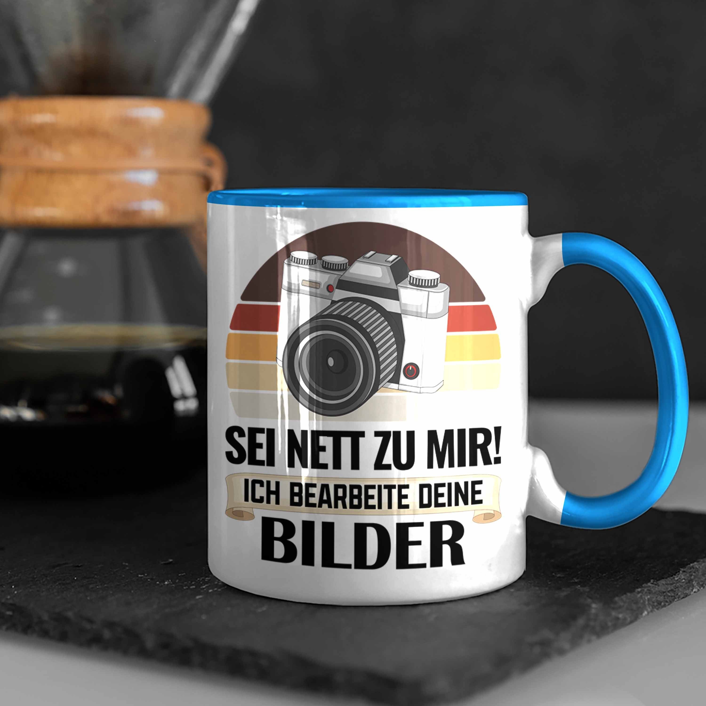 Ich Tasse Trendation Mir Deine Sei Bearbeite Zu Nett Spruch Geschenk Tasse Bil Blau Fotograf