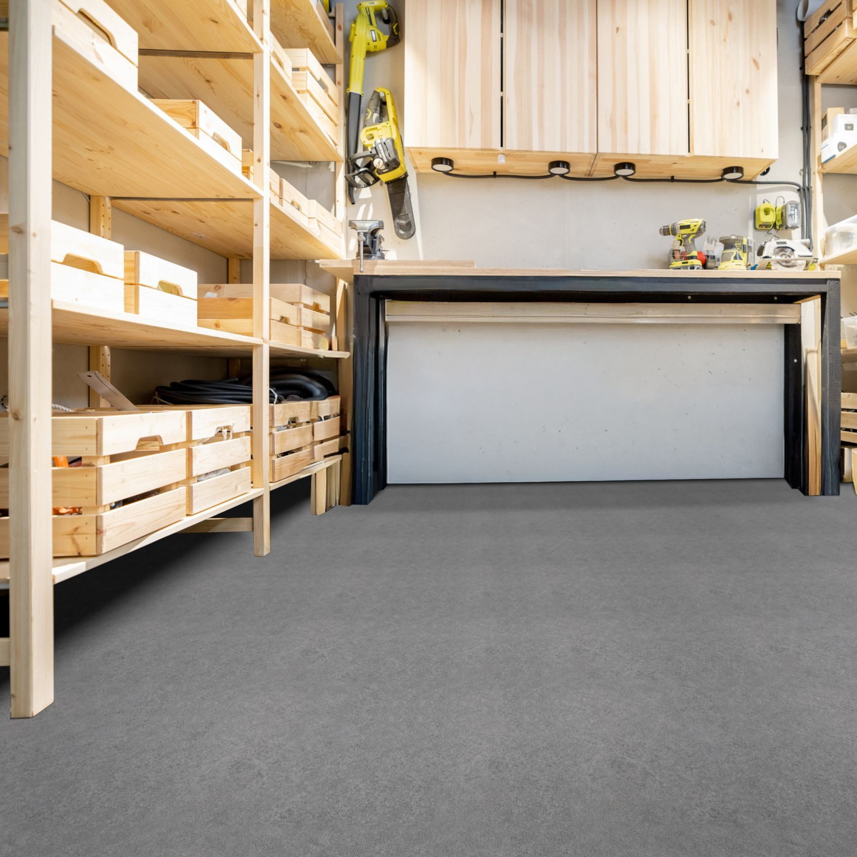 ANRO Vinylboden IMOS 140 cm Breit Bodenbelag Granitoptik 1 mm stark PVC-Bodenbelag, Feuchtigkeitsbarriere, feine Optik, langlebig, Einzelstück, eine Rolle Boden – Bild 5 von 5