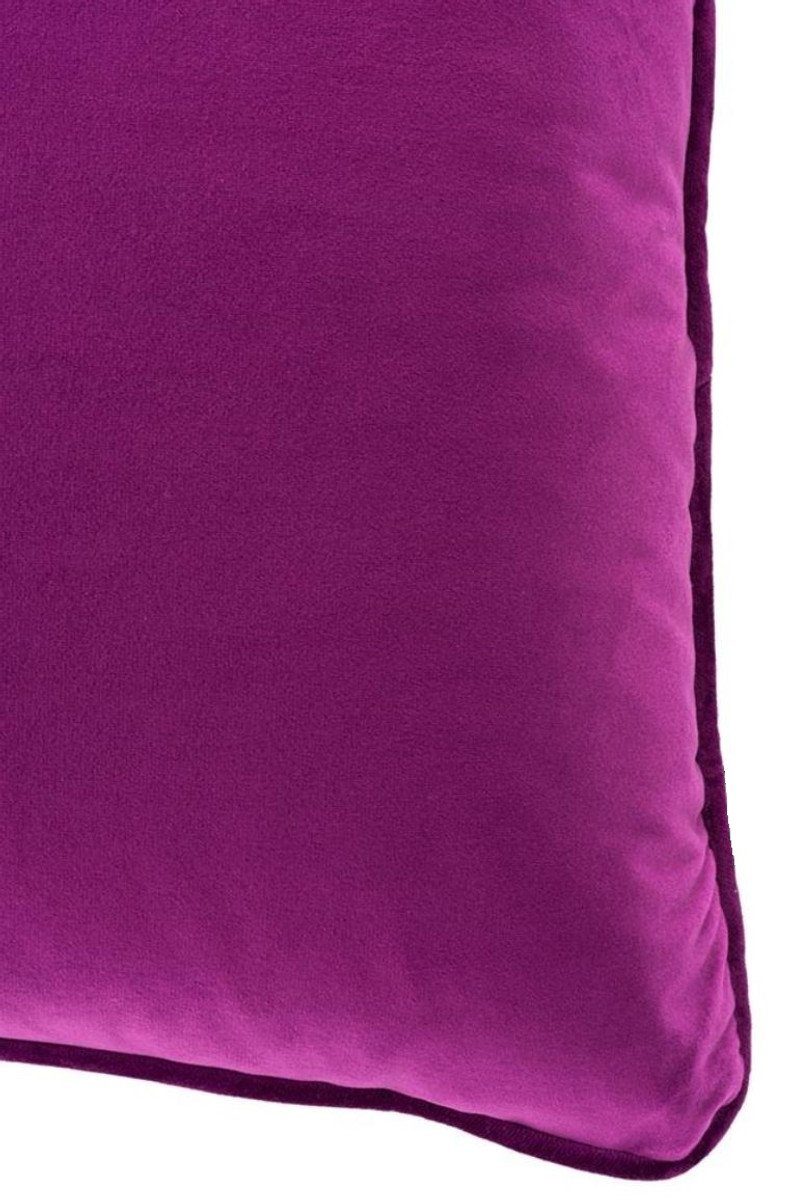 60 60 Wohnzimmer Luxus Deko cm Dekokissen Accessoires Kissen Padrino Fuchsia Luxus Casa - x