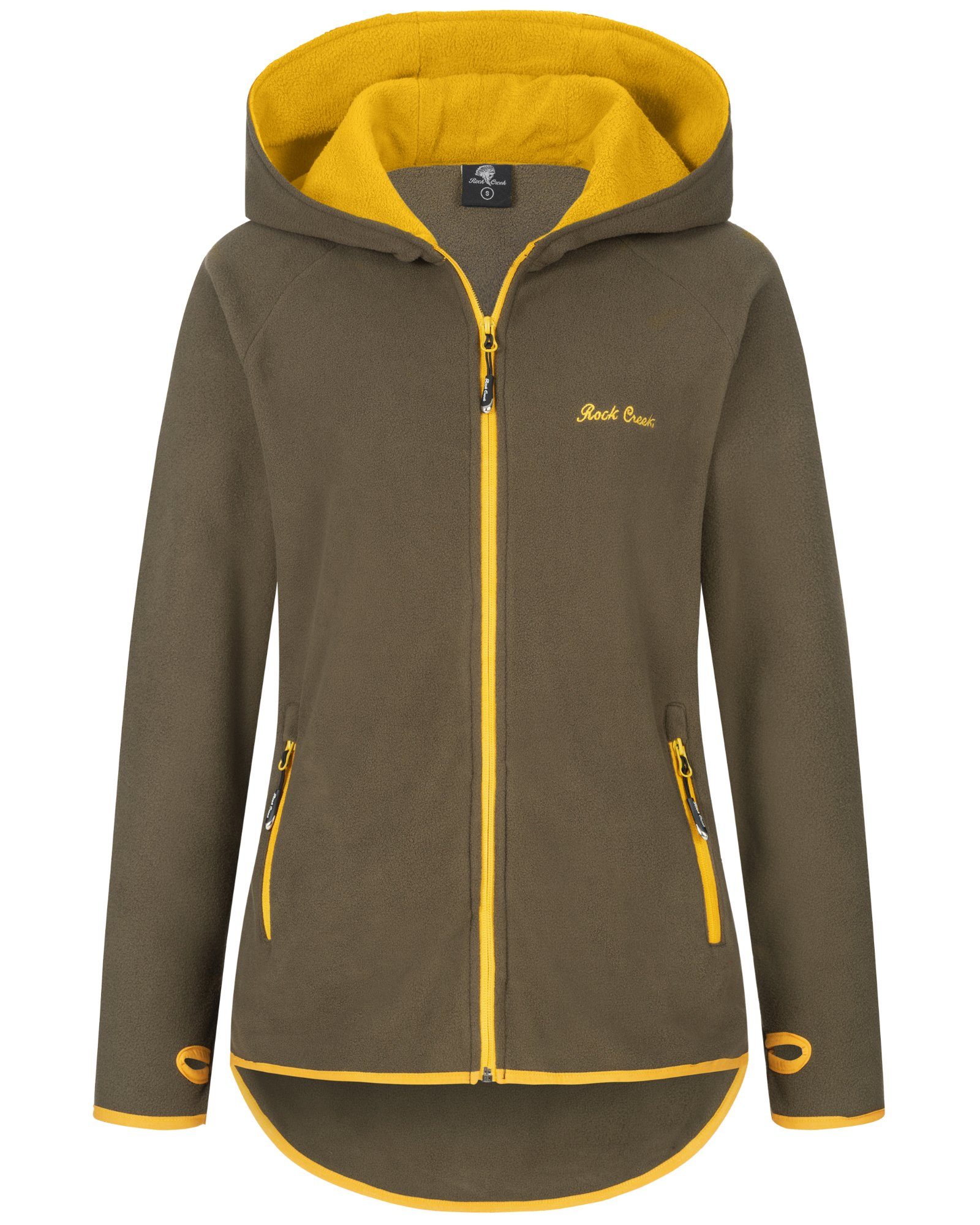 Rock Creek Fleecejacke Damen Fleecejacke Lang D-502 günstig online kaufen