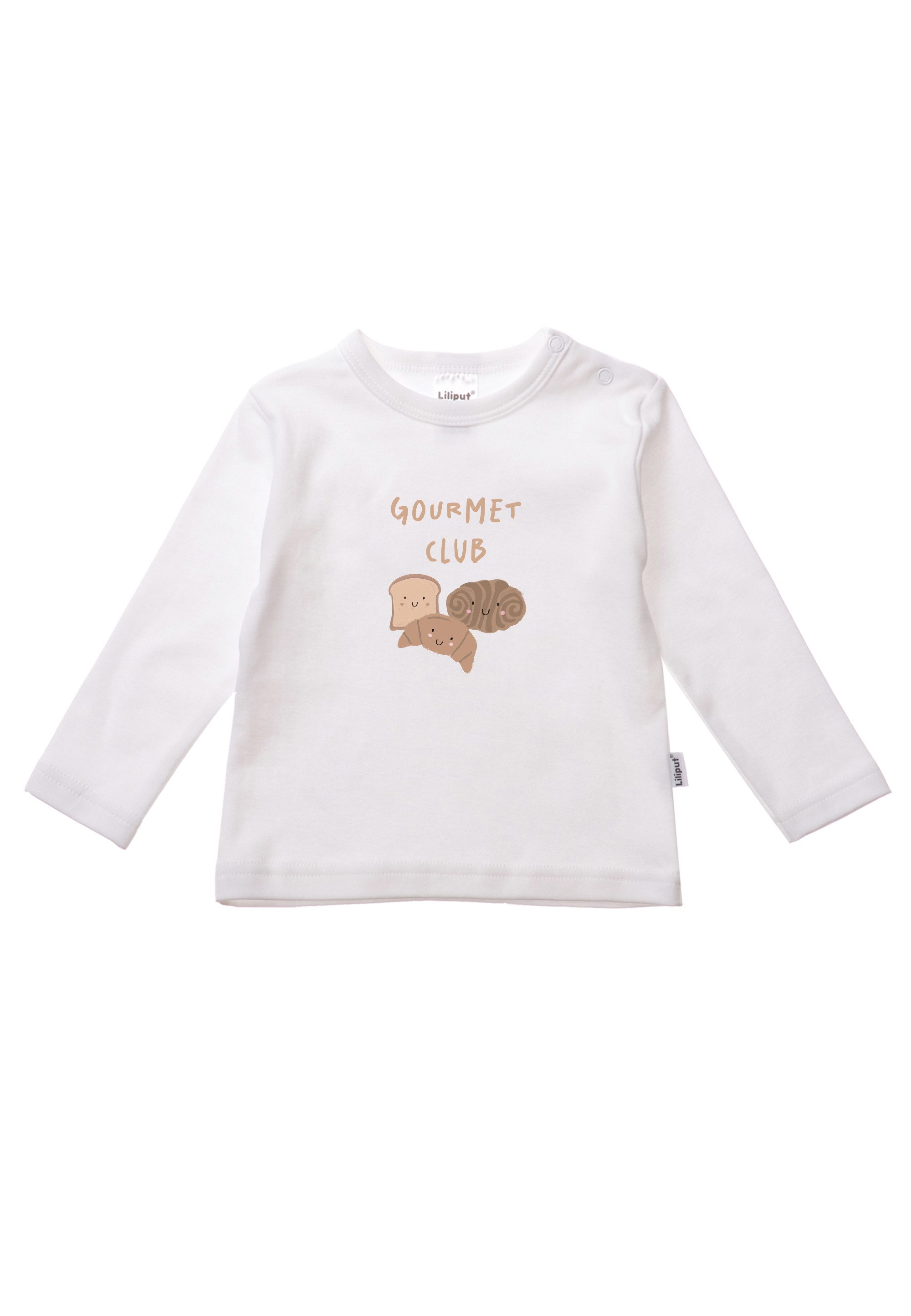 Liliput Langarmshirt Gourment Club 2er-Pack mit Druckknöpfen an der Schulter