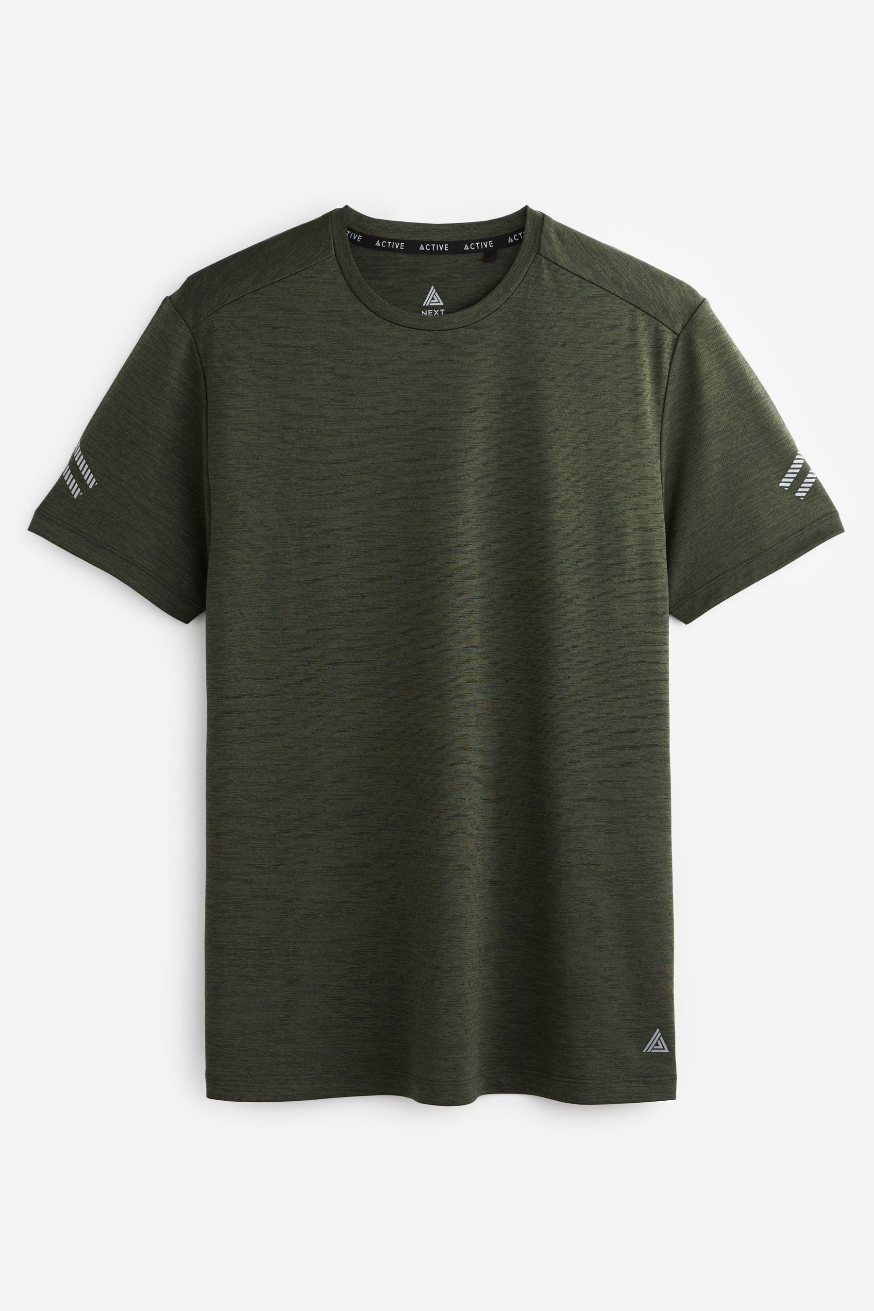 Next Trainingsshirt Next Active (1-tlg) Sport-T-Shirt Khaki Green