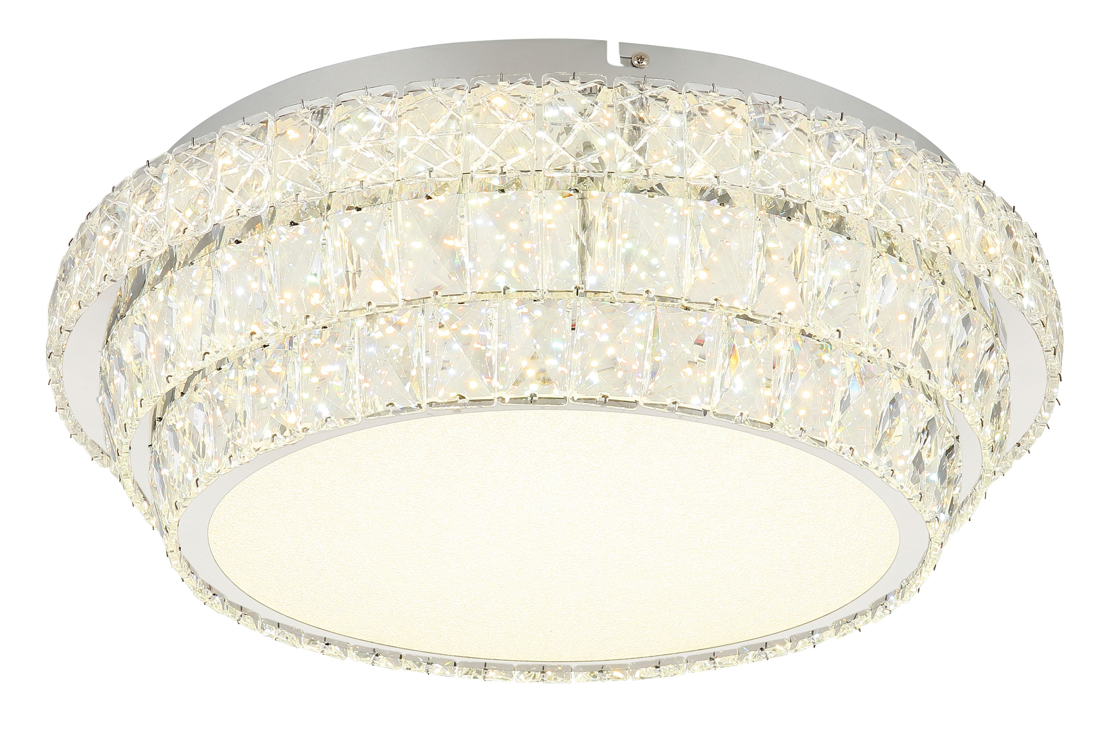 GLOBO LIGHTING LED Deckenleuchte KLARA, Dimmfunktion, Memoryfunktion, Nachtlichtfunktion, mehrere Helligkeitsstufen, LED fest integriert, …