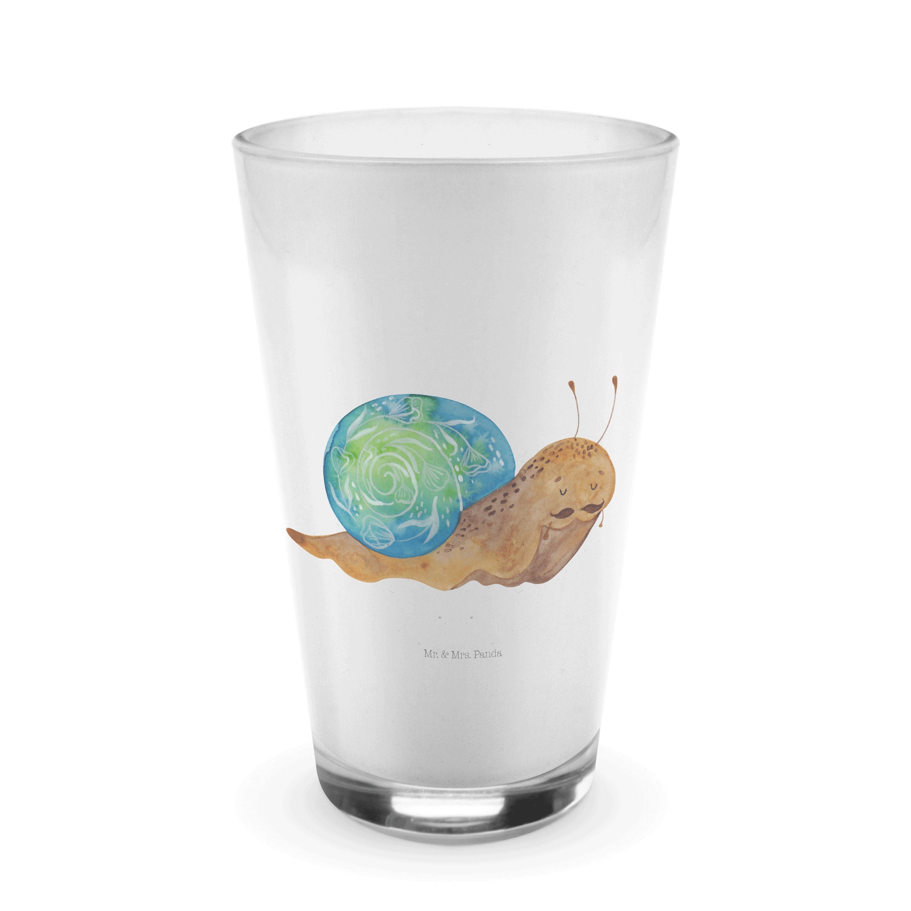 Glas Schnecke Sir - Transparent - Geschenk, Glas, Tiere, Lebenszeit, Cappu