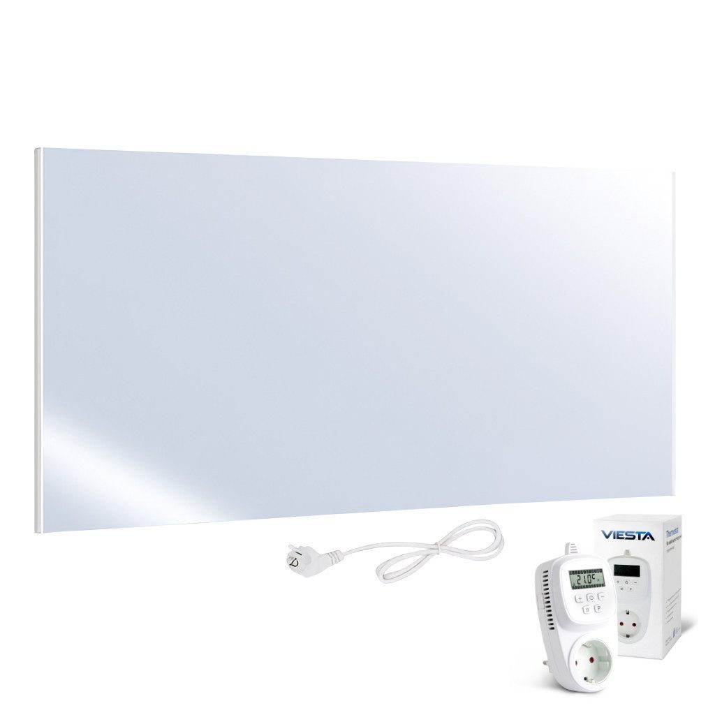 UMBRELLA Infrarotheizung H700 Spiegel-Infrarotheizung 700 W, Flache Wandheizung mit Spiegelglas