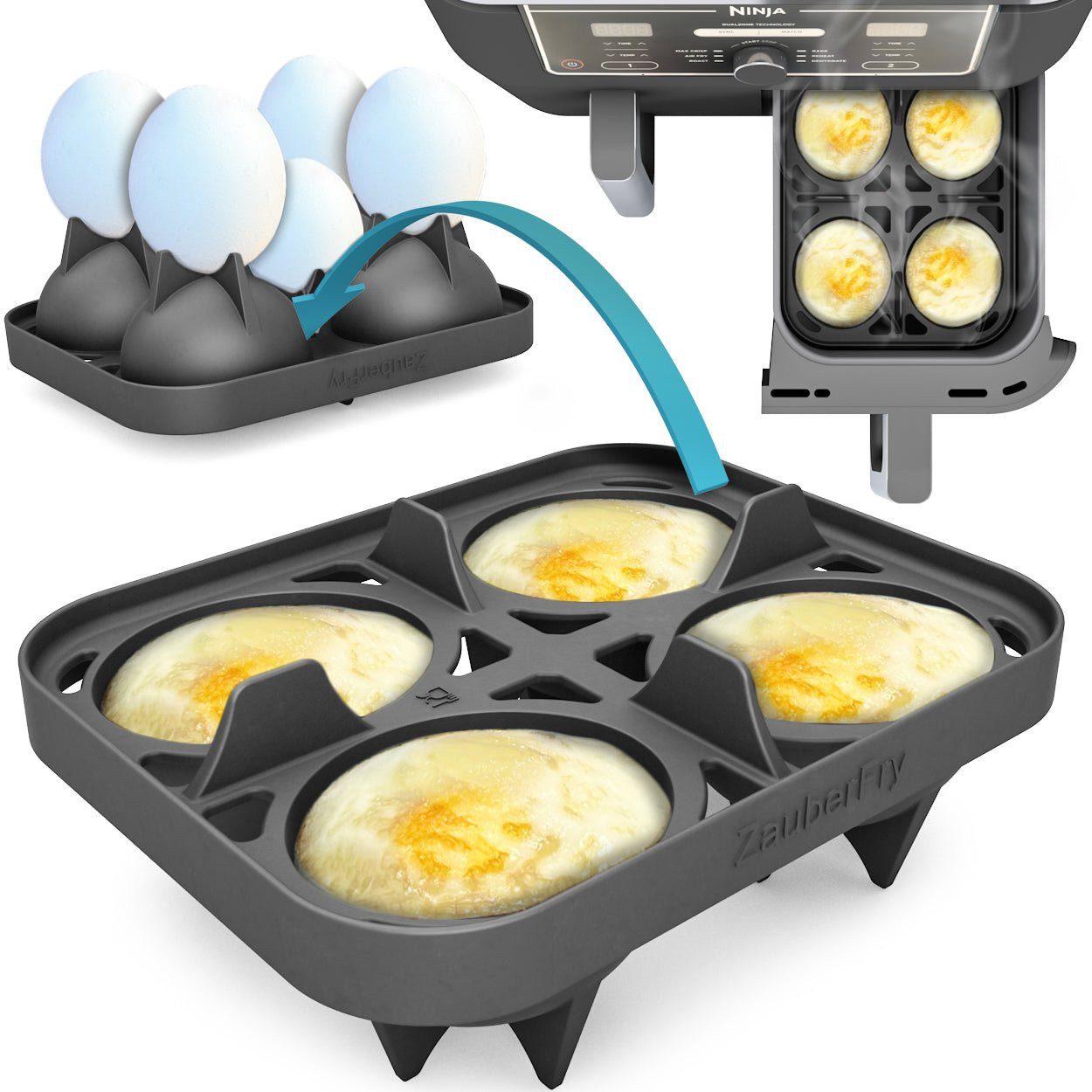 Wundermix Küchenmaschinen Zubehör-Set, Zubehör für "Airfryer"