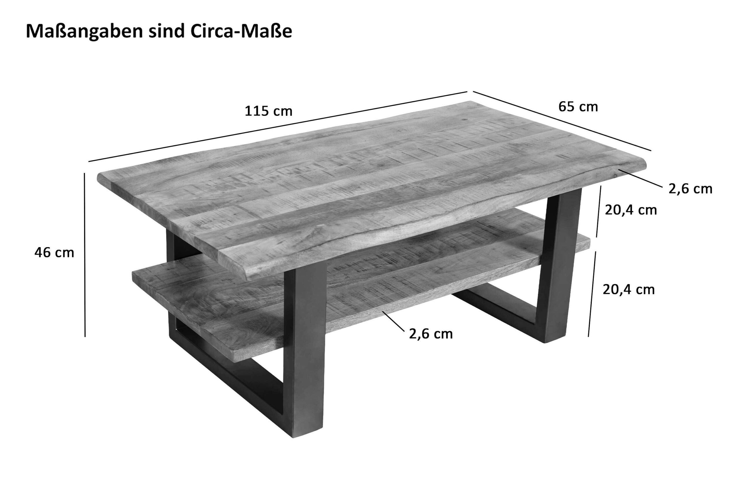 SAM® Couchtisch Patricia, Baumkante, Akazie oder günstig online kaufen