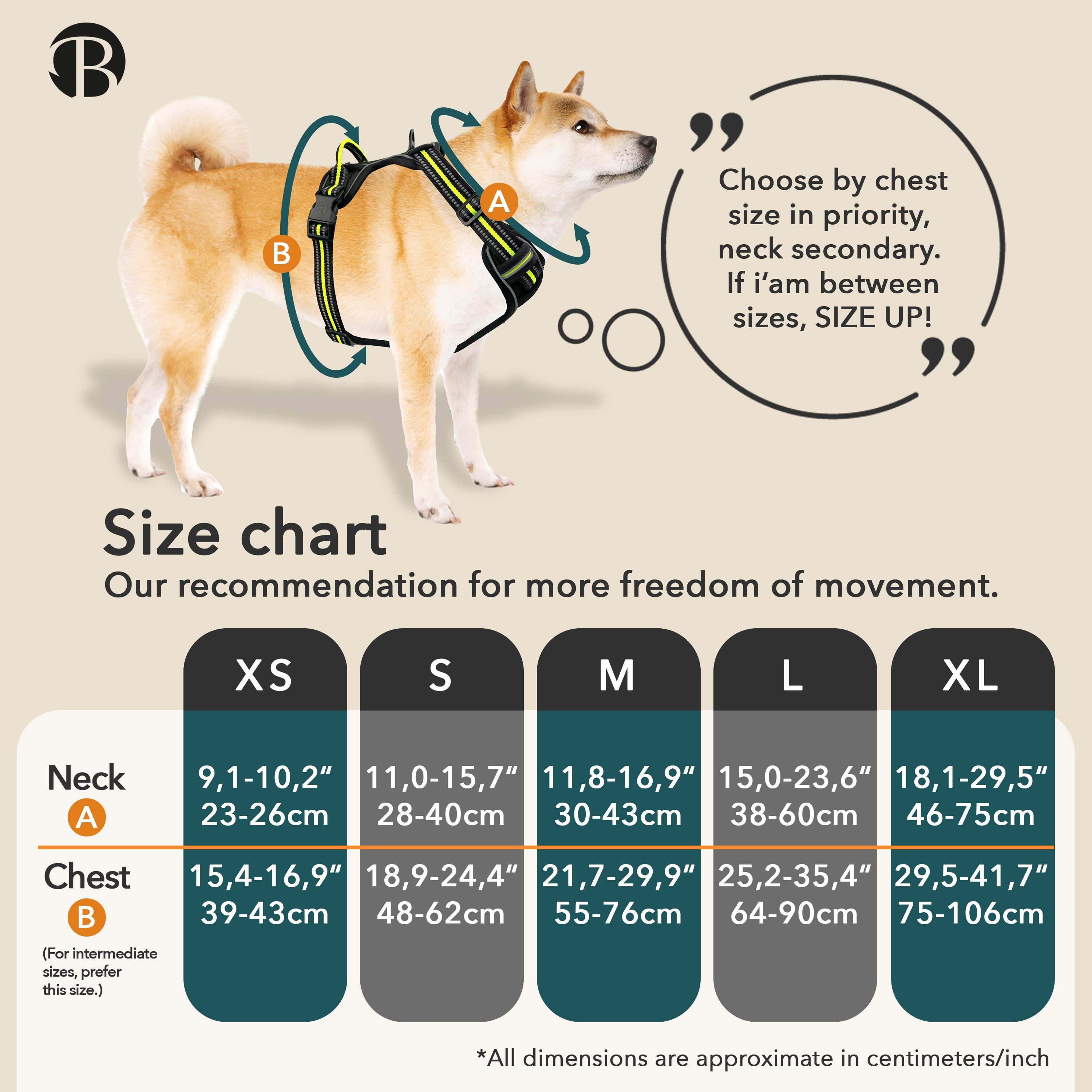 Bluzelle Hunde-Sicherheitsgeschirr Hundegeschirr mit Tasche / kleine Hunde S / Anti-Zug Reflektierend, Polyester, Nylon, EVA Schaumstoff, Zugstopp Hundeweste Brustgeschirr mit Griff / Atmungsaktiv, Gepolstert