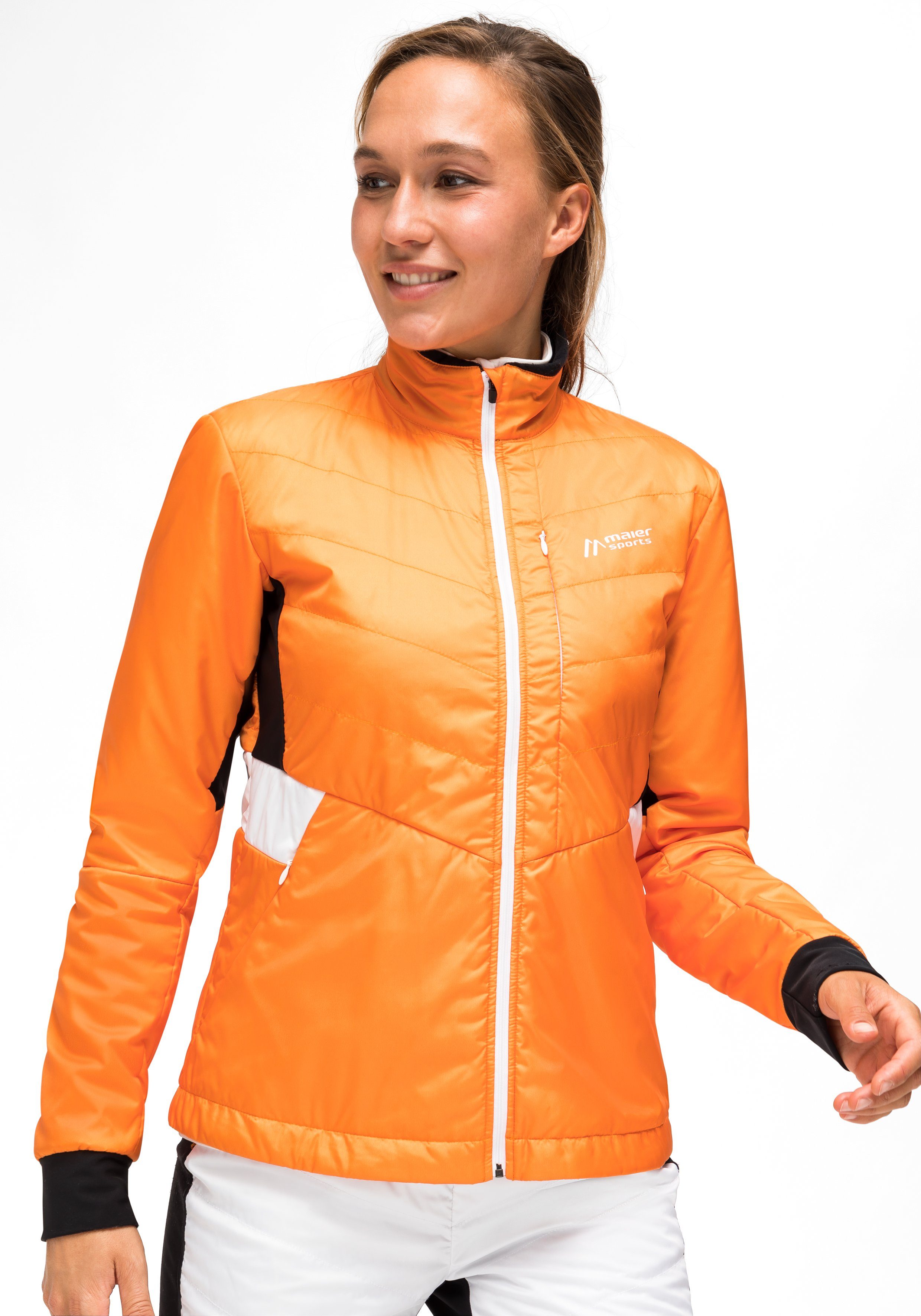 Langlauf, Ilsetra und dottergelb W windabweisend Damen-Jacke für atmungsaktiv Sports Maier Outdoorjacke