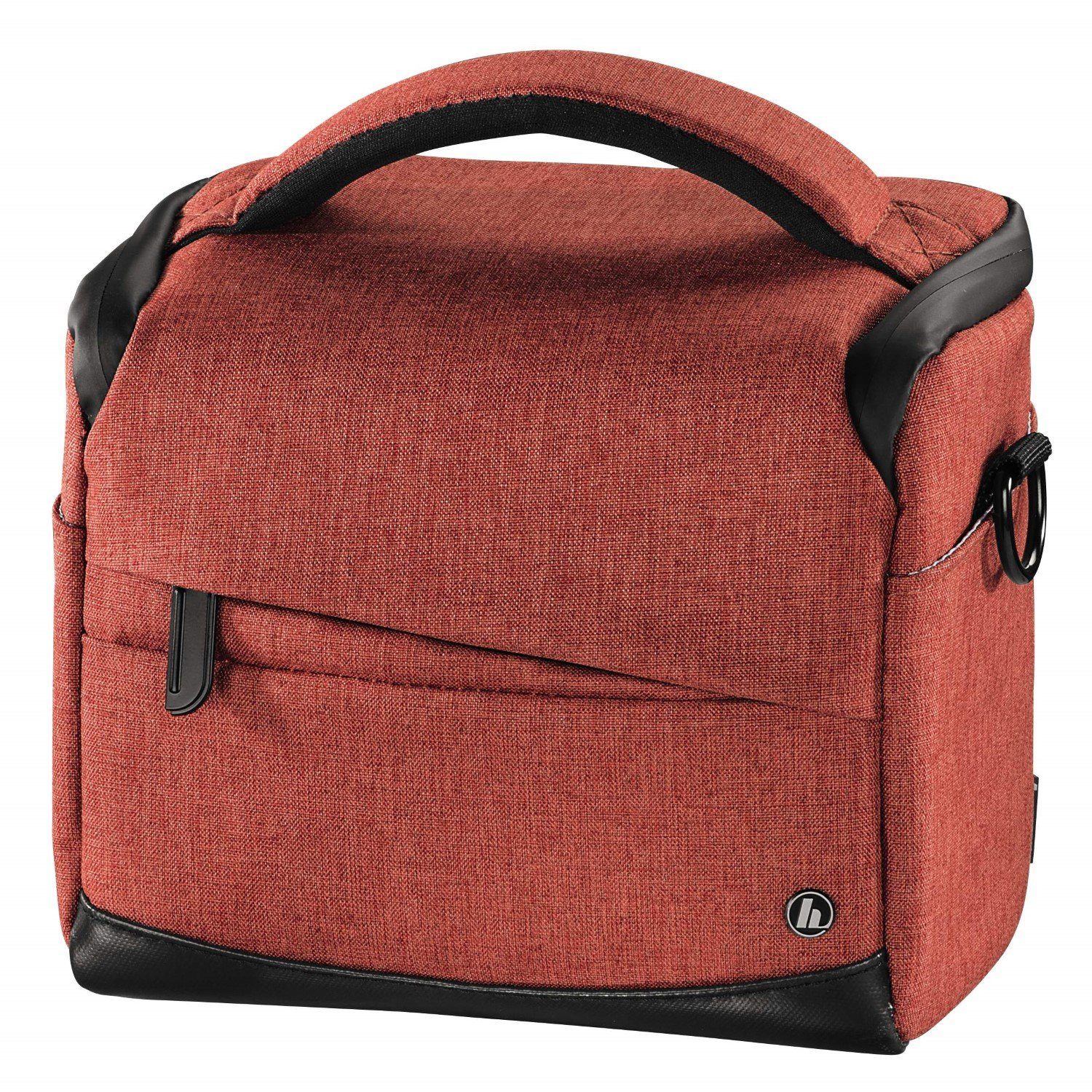 Hama Kameratasche Kamera-Tasche Trinidad 110 Foto-Tasche Universal Rot, Case Schultergurt Tragegriff Zubehör-Fächer Digitalkamera Systemkamera