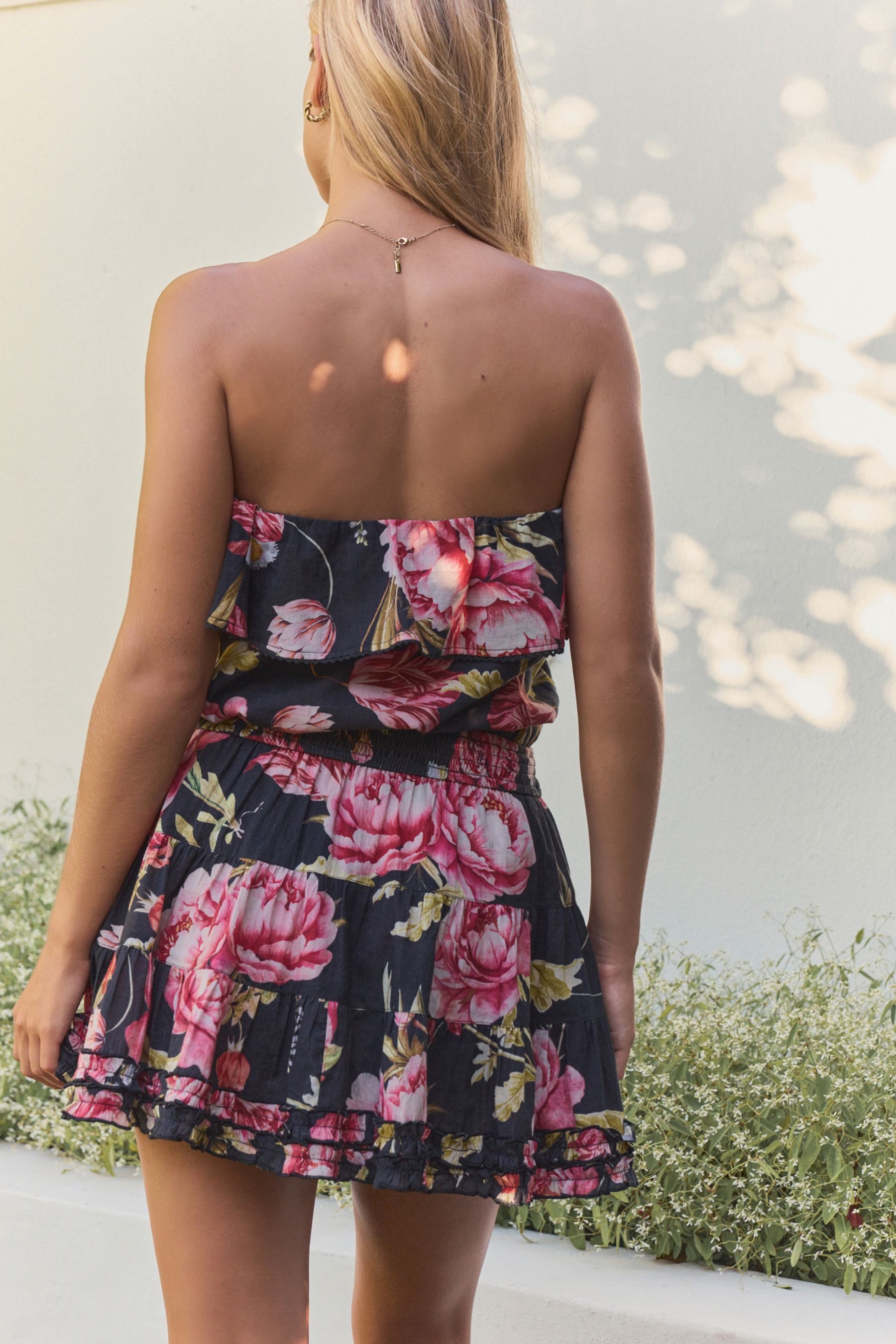 Next Playsuit Bandeau-Skort in Minilänge aus 100 % Baumwolle (1-tlg) günstig online kaufen